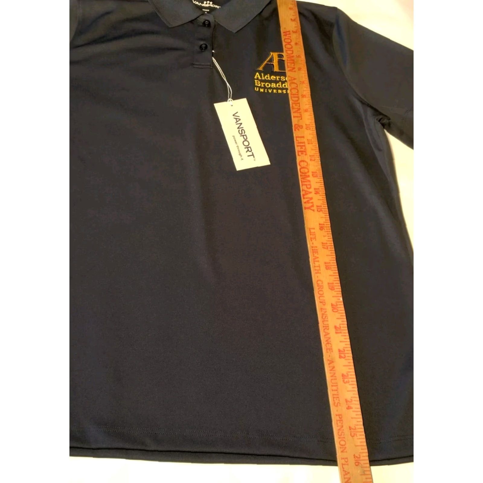 Jansport Alderson Broaddus University Polo Shirt Womens L Blue Battlers Vansport Polo Shirt Womens L Blue Battlers West Virginia Size L / US 10 / IT 46 - 4 Thumbnail