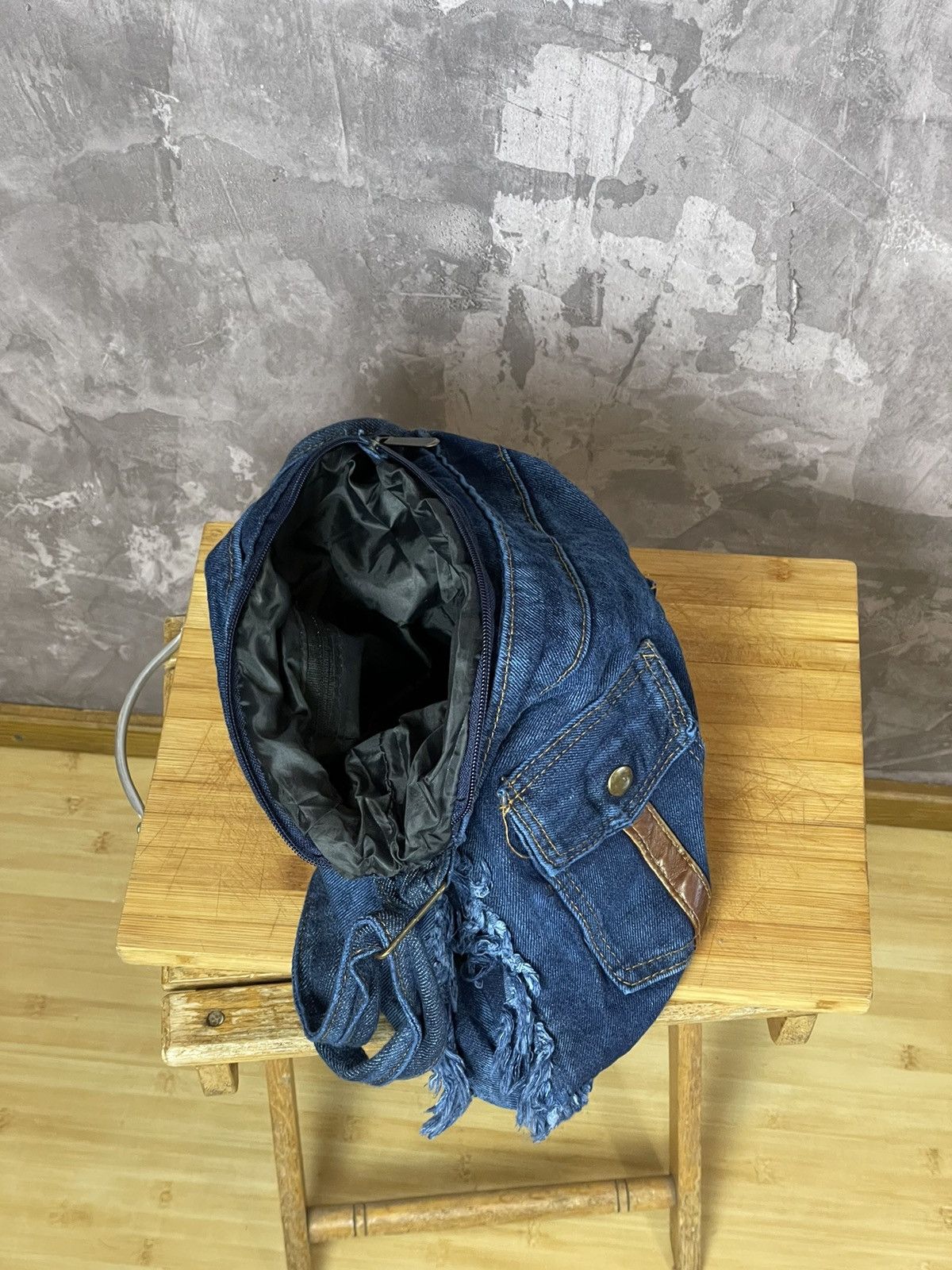 Japanese Brand Vintage Shoulders Bag Avangard 90s Hippie Peace ☮️ Streetwear Size ONE SIZE - 7 Thumbnail