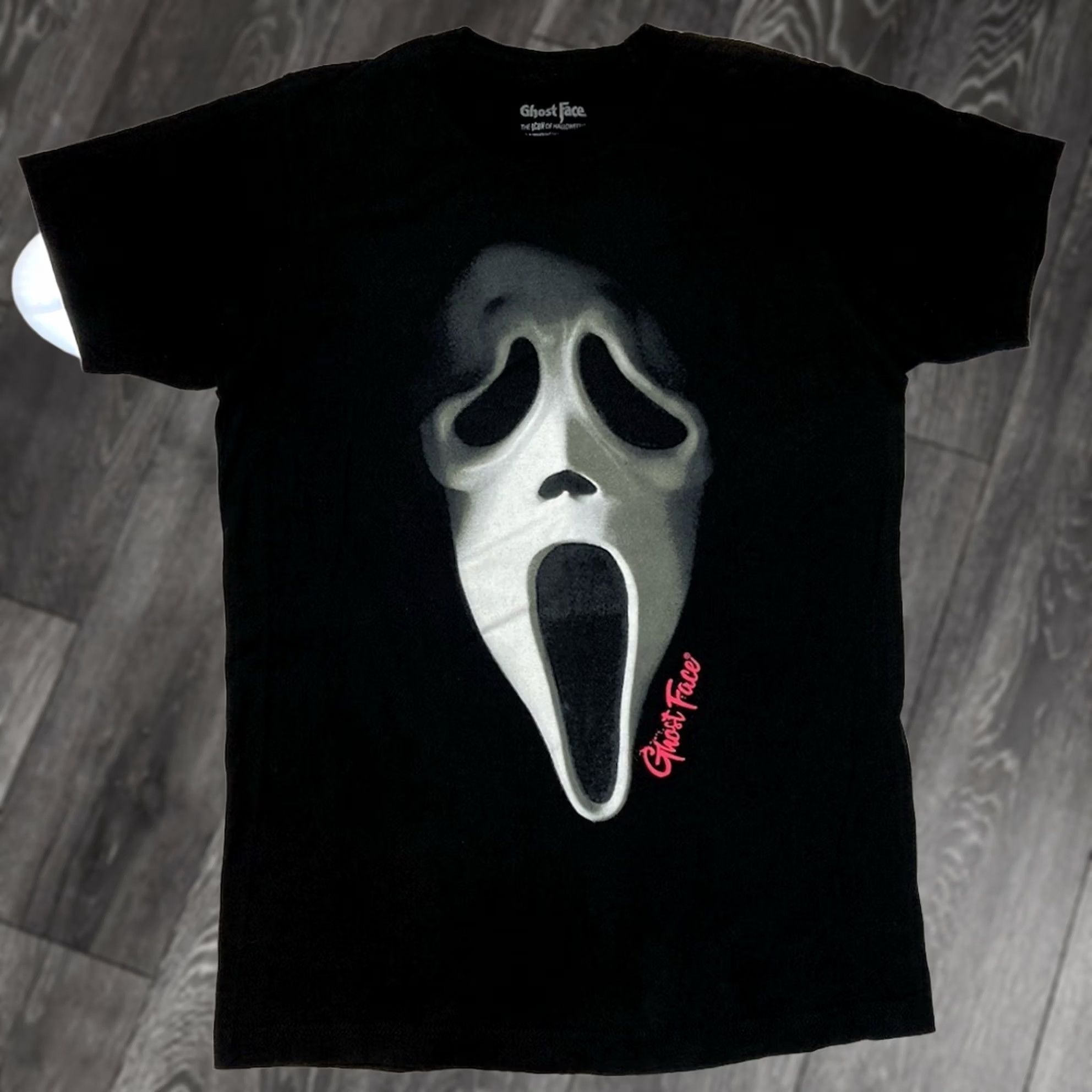 Vintage VINTAGE Ghost Face The Icon Of Halloween Graphic T-shirt Men Small Black Short Sleeve Size US S / EU 44-46 / 1 - 1 Thumbnail