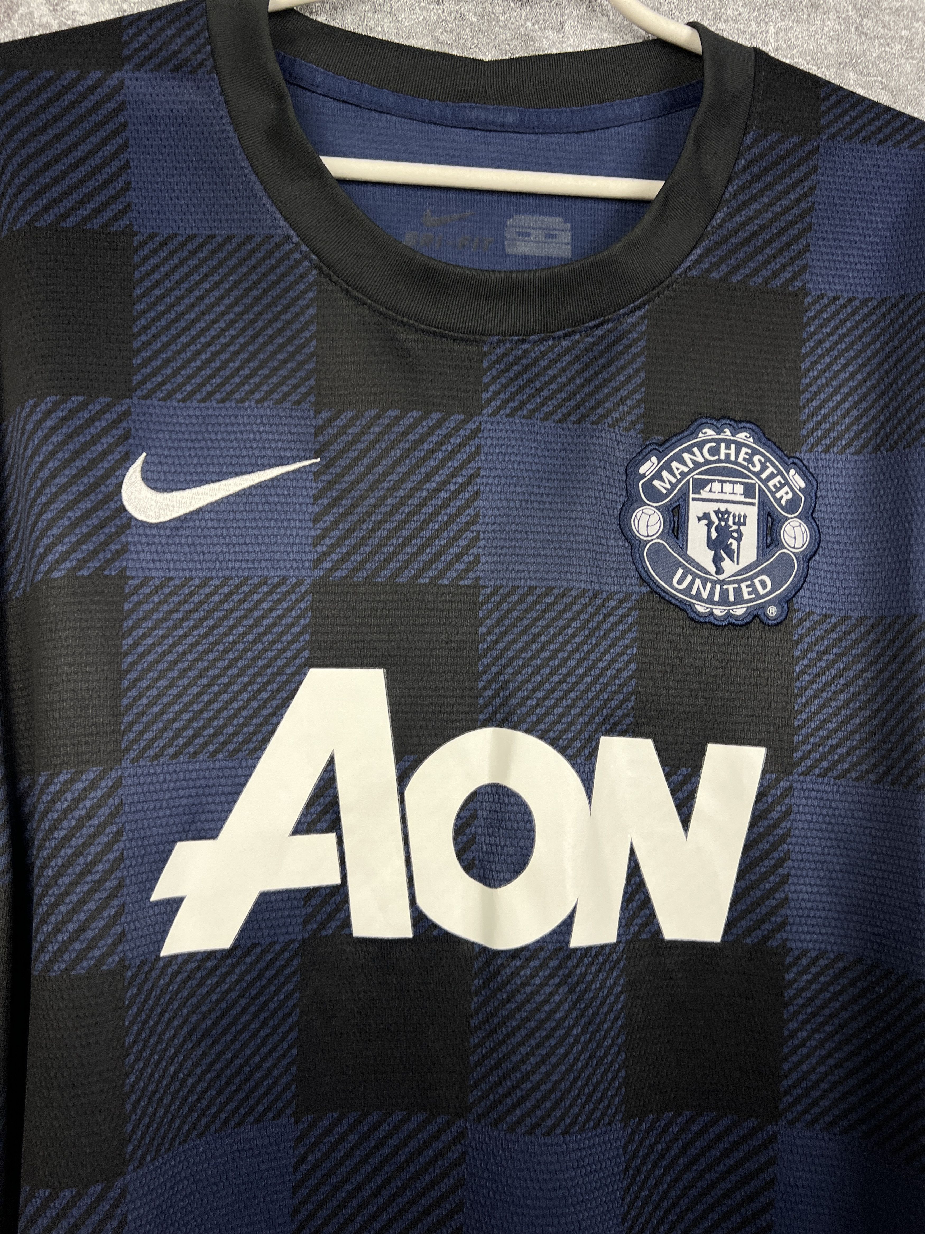 Nike Manchester United football shirt Soccer Long Sleeve Jersey Size US XXL / EU 58 / 5 - 3 Thumbnail