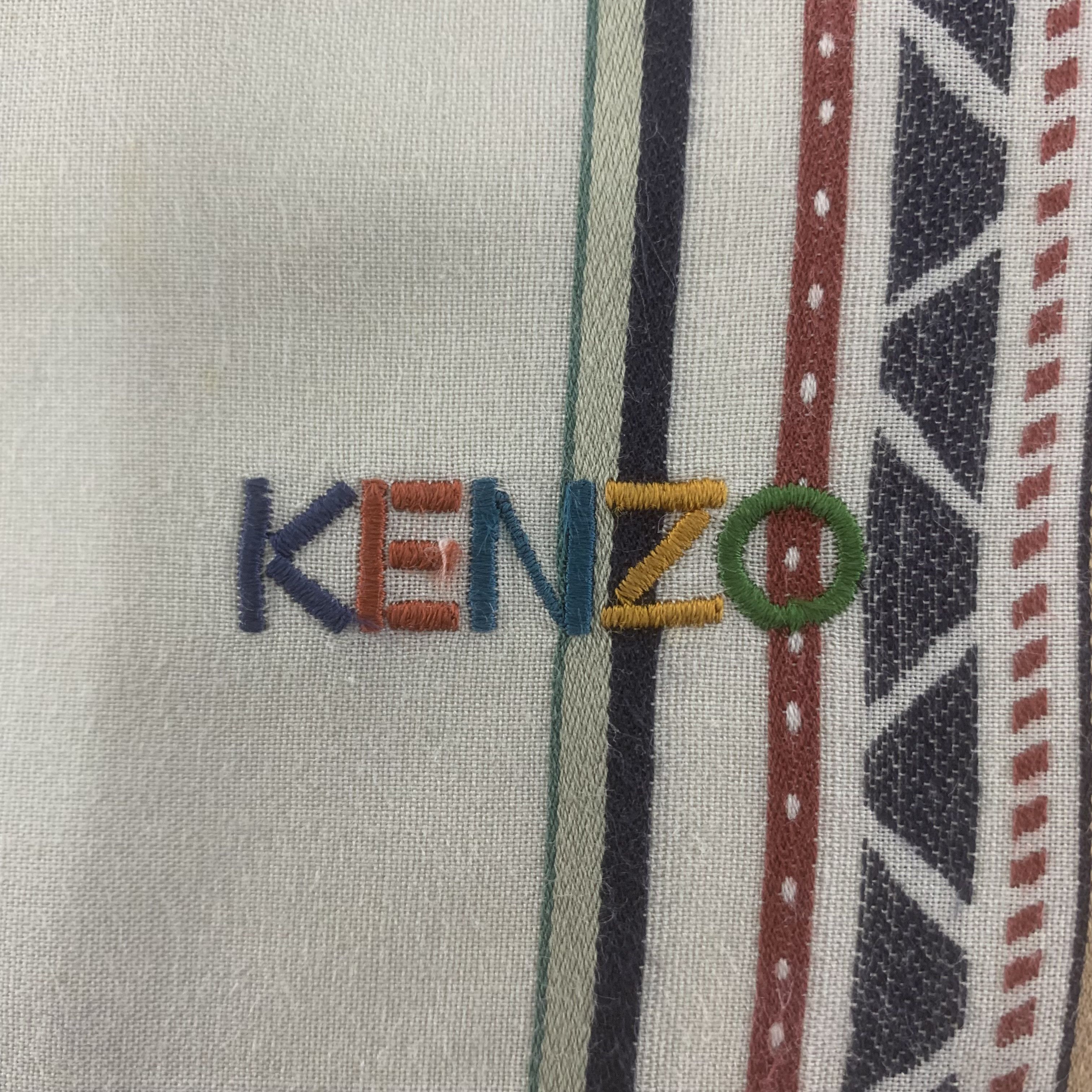 Kenzo Kenzo Handkerchief Bandana Neckerchief Square TB3363 Size ONE SIZE - 4 Thumbnail