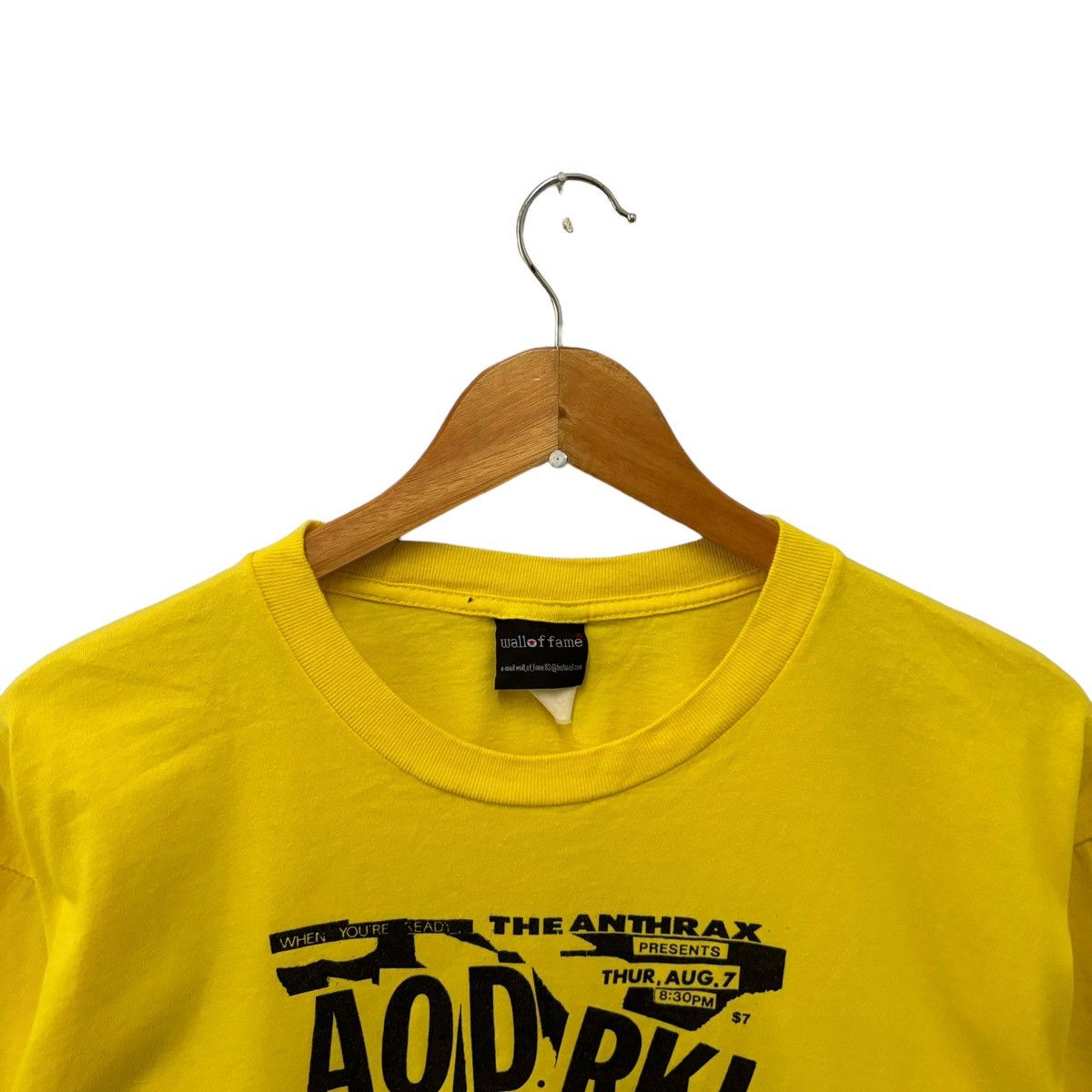 Band Tees × Vintage Vintage THE ANTHRAX Band Tees Parody Sex Pistol Size US L / EU 52-54 / 3 - 5 Thumbnail