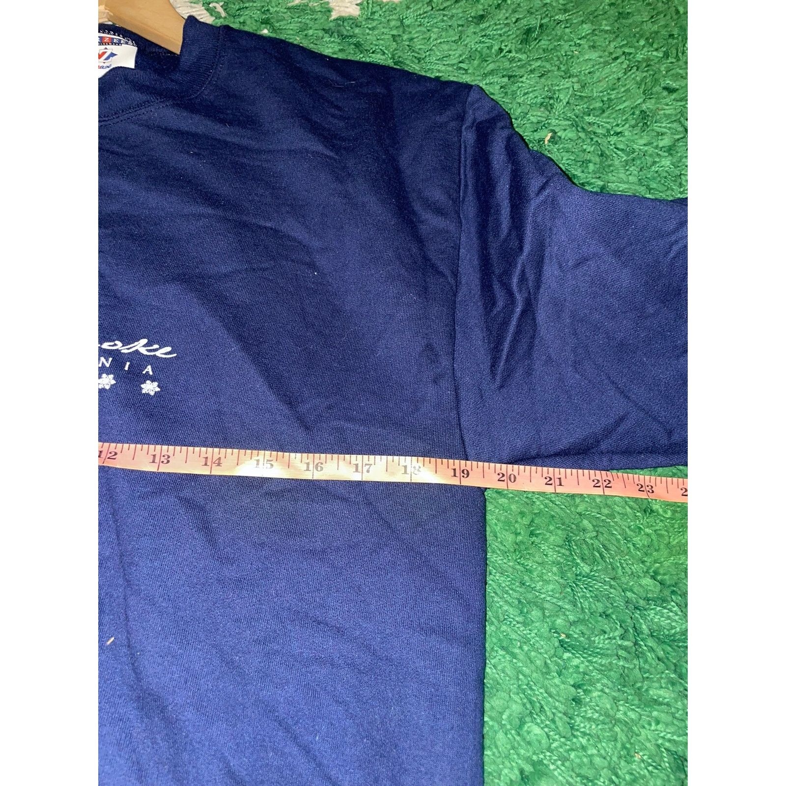 Jerzees Vintage Roanoke Virginia Sweatshirt Blue Crewneck VTG 90s M Size US M / EU 48-50 / 2 - 9 Thumbnail