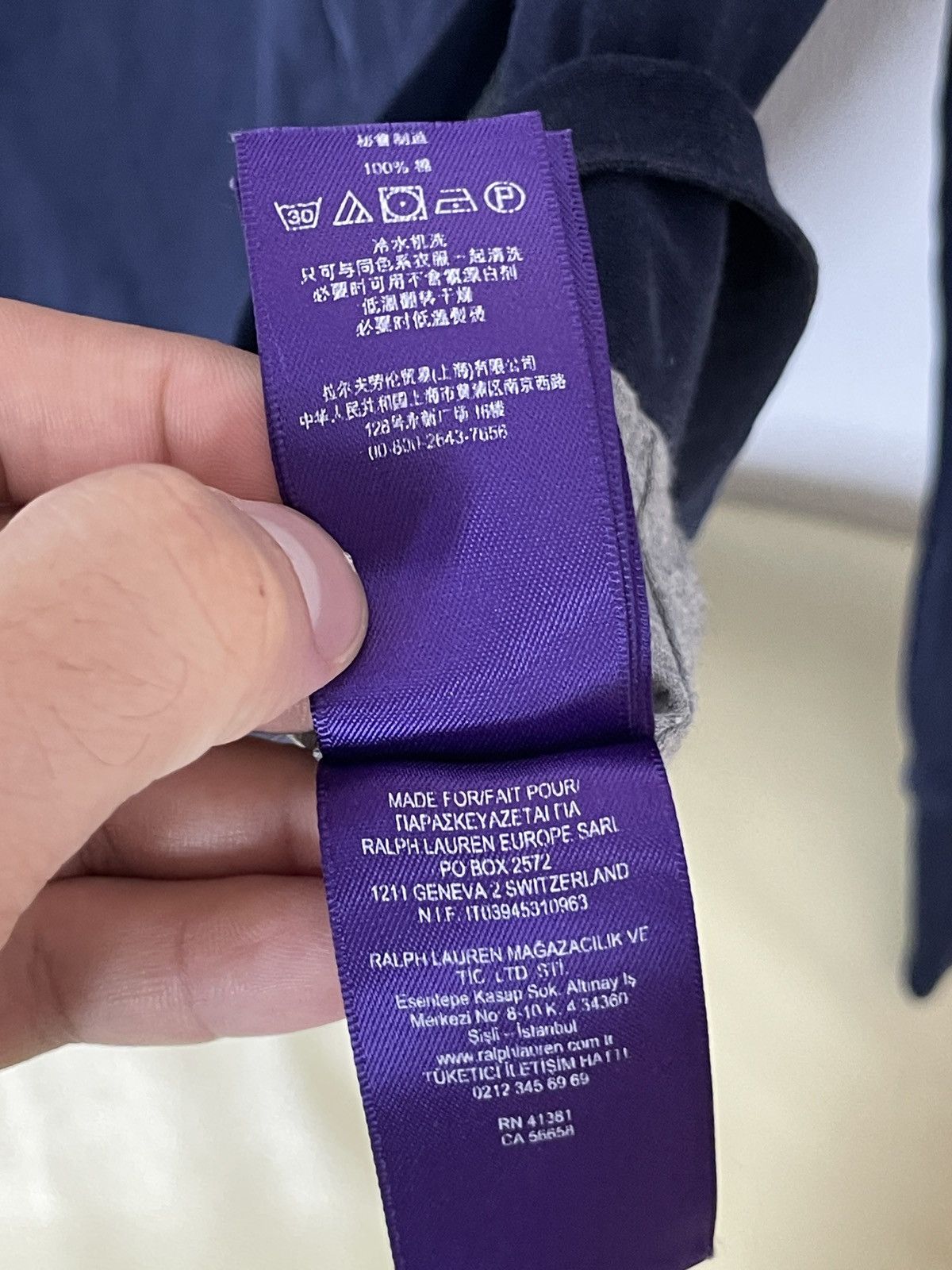 Ralph Lauren Purple Label Ralph Lauren Purple Label Navy Zip Hoodie RRP 1450$ Size US XL / EU 56 / 4 - 15 Thumbnail