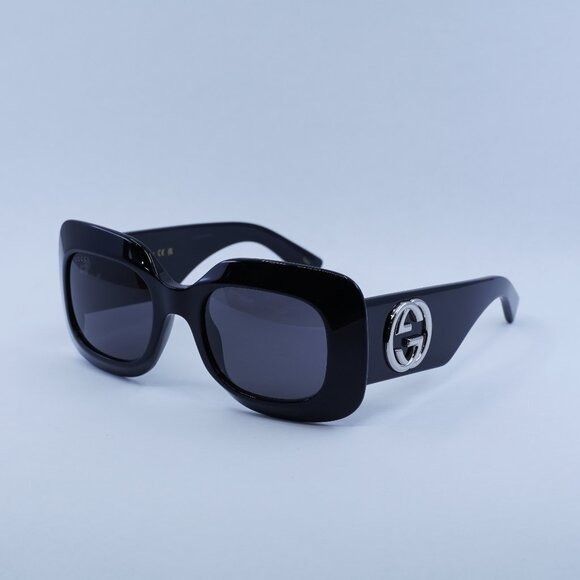 Gucci 🕶️ New Gucci GG1695S 001 Sunglasses - Black Frame Size ONE SIZE - 1 Thumbnail