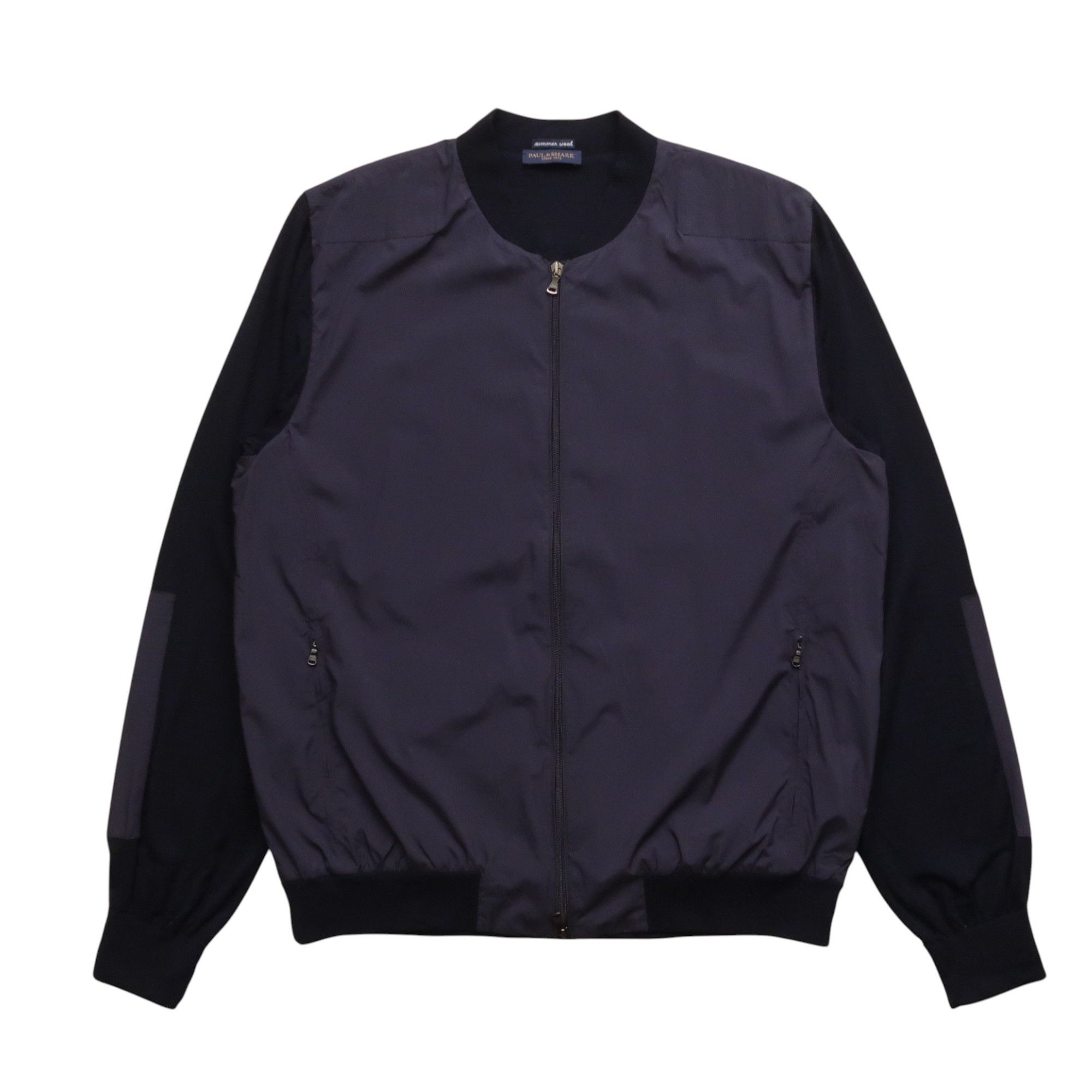 Pre-owned Paul & Shark Summer Wool Hybrid Jacket In Blue