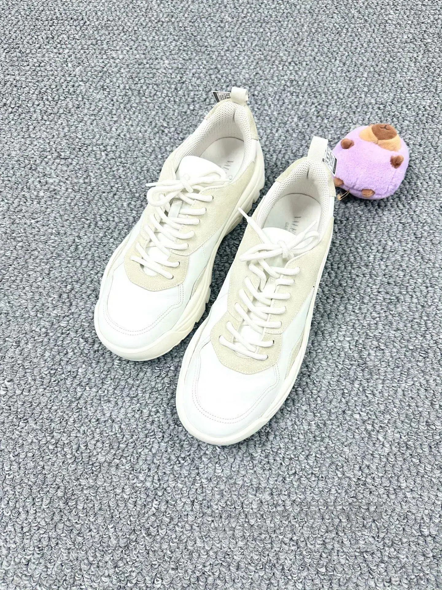 Valentino Valentino White Gray Gumboy Series Sports Casual Shoes| Size US 11.5 / IT 41.5 - 1 Thumbnail
