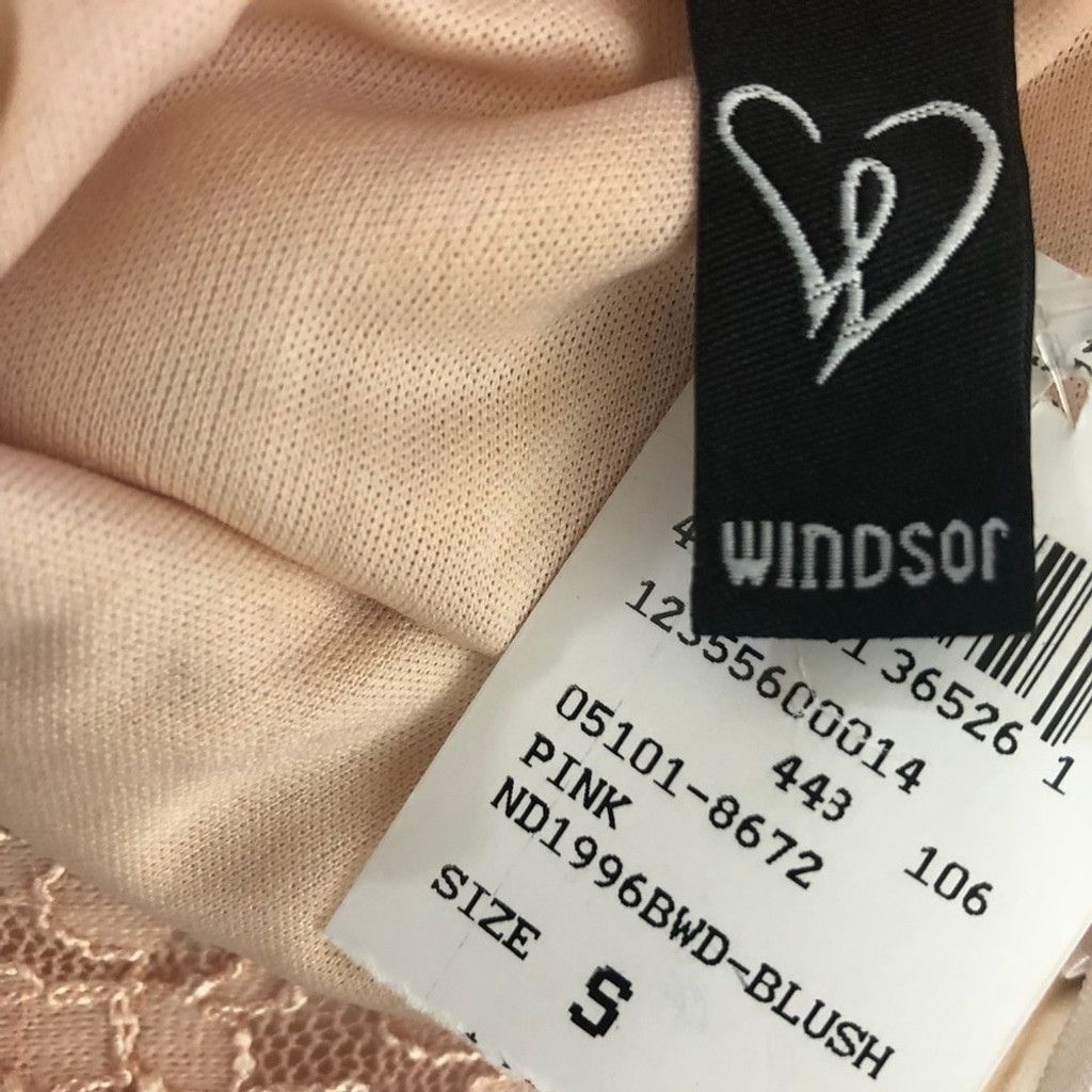 Windsor Smith NWOT Windsor Chantilly Bodycon Dress Lace Mermaid Hem Pink L Size L / US 10 / IT 46 - 11 Thumbnail