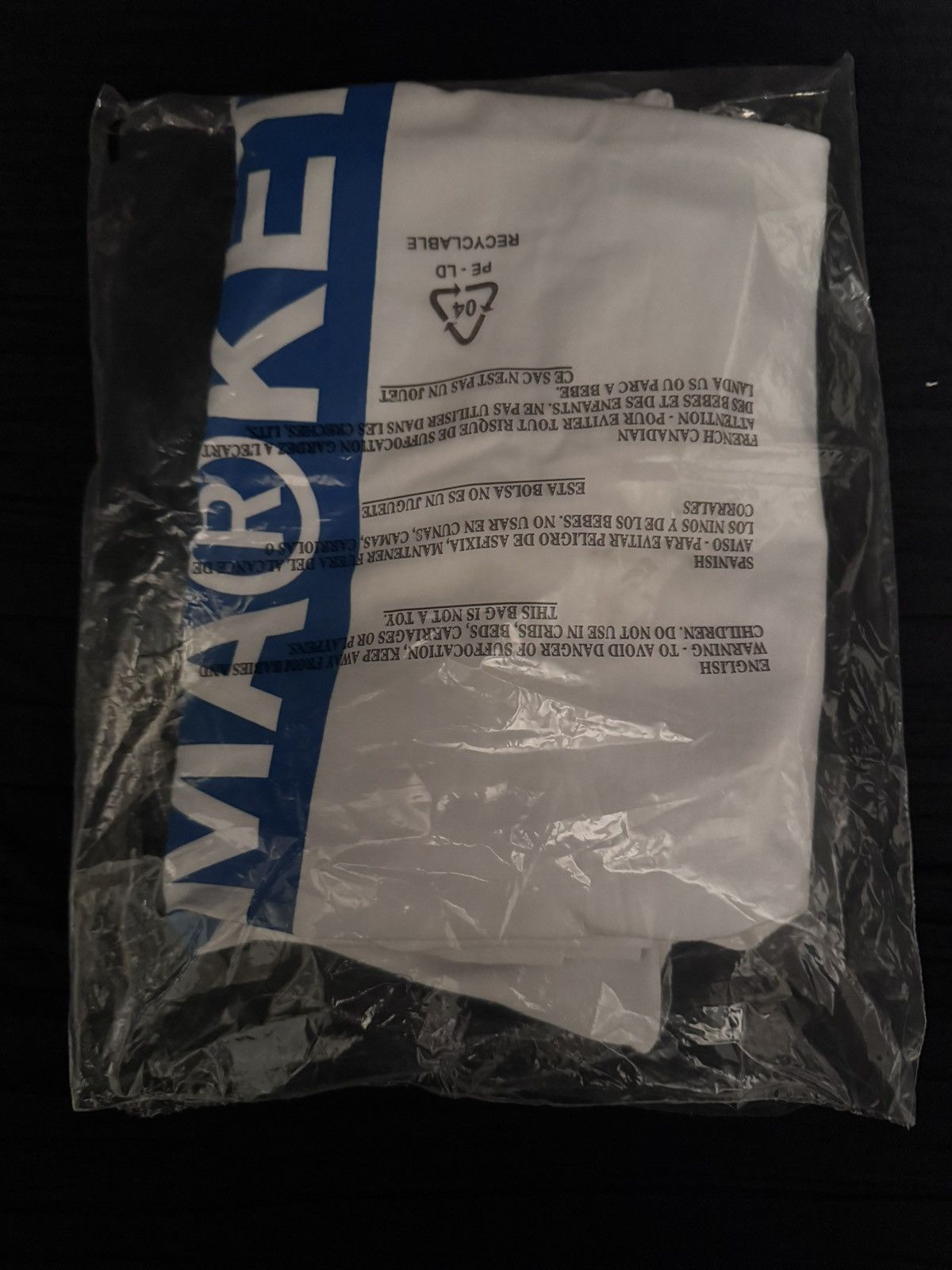 Market Market Blue/White Box Logo Tee Size US L / EU 52-54 / 3 - 5 Thumbnail