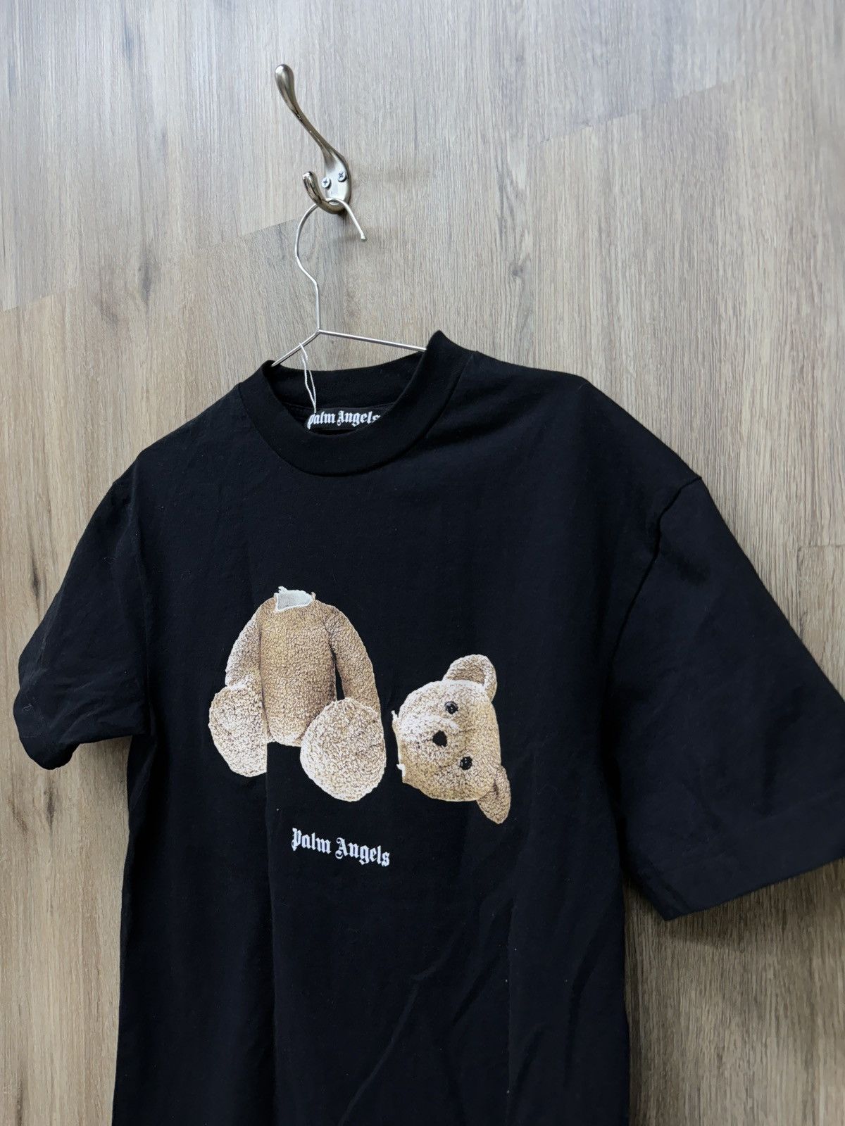Palm Angels Palm Angels Black Teddy Bear Short Sleeve Size US S / EU 44-46 / 1 - 3 Thumbnail