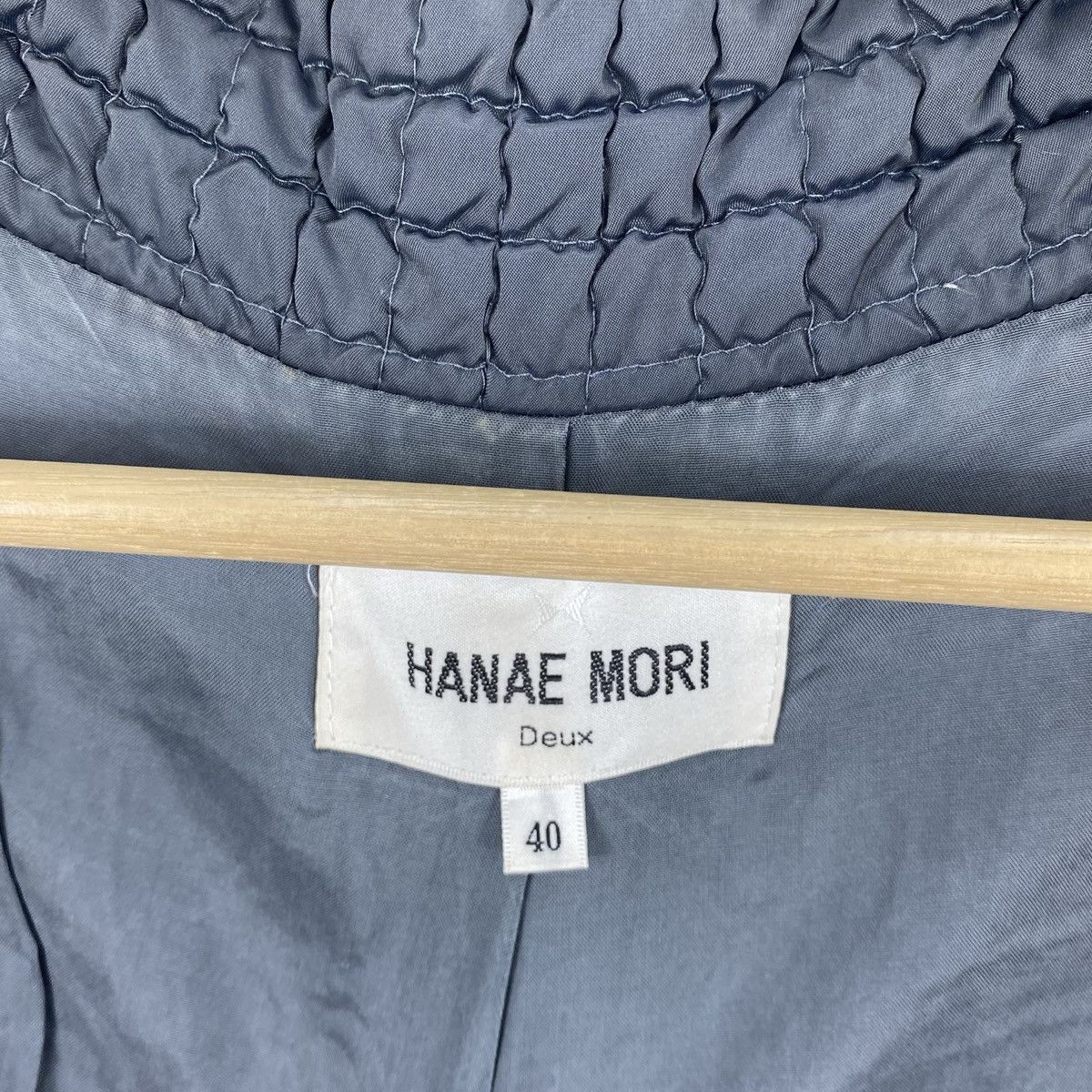 Hanae Mori Vintage HANAE MORI DEUX Quilted Puffer Vest Jacket Zip Size S / US 4 / IT 40 - 9 Thumbnail