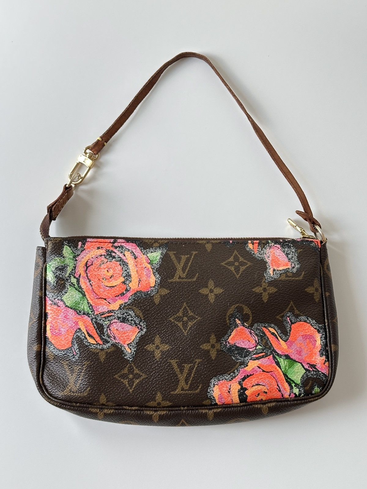 Louis Vuitton LOUIS VUITTON Pochette Bag Accessories Stephen Sprouse Roses Size ONE SIZE - 1 Thumbnail