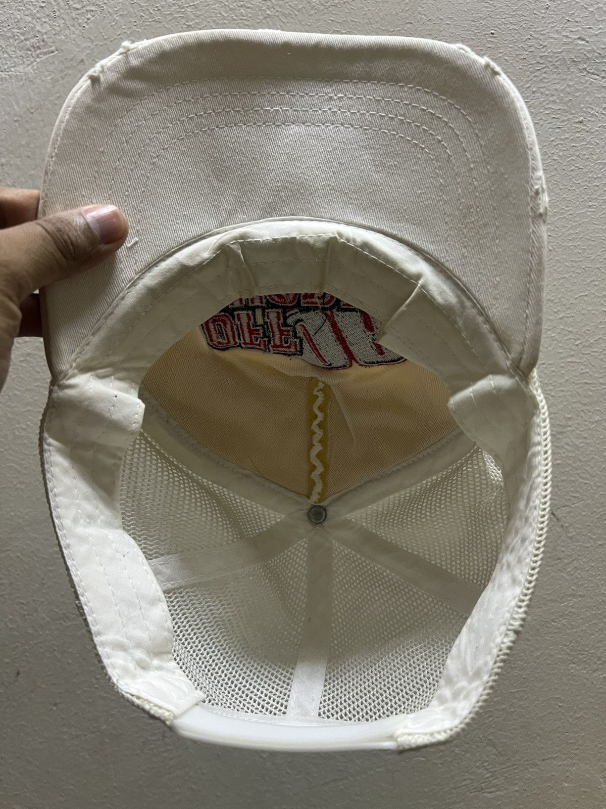 Japanese Brand Off Shore 06 Distressed Trucker Hat Size ONE SIZE - 7 Thumbnail