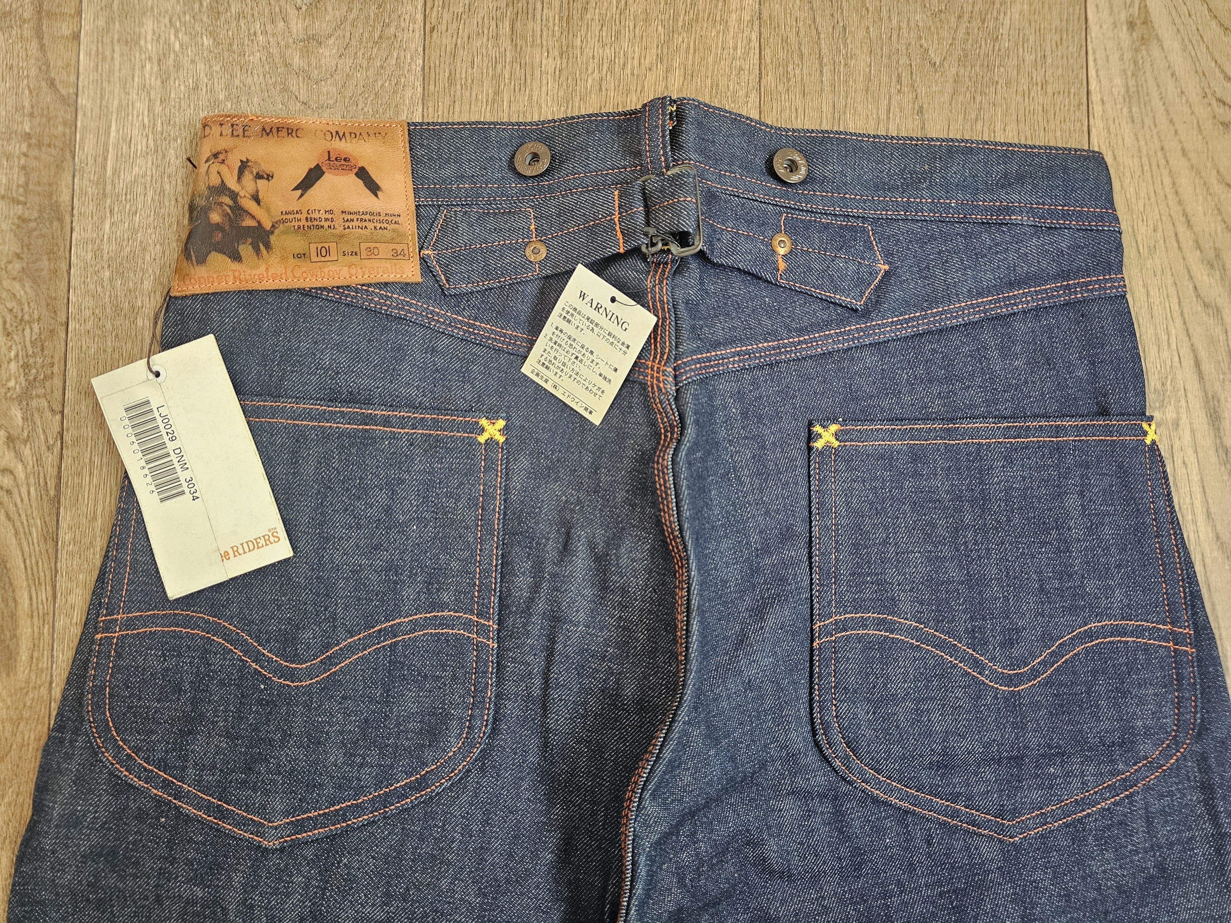 Lee Lee 1930 Cowboy 101B 1933 Japan 101 not LVC 501XX 1920 Size US 30 / EU 46 - 1 Thumbnail
