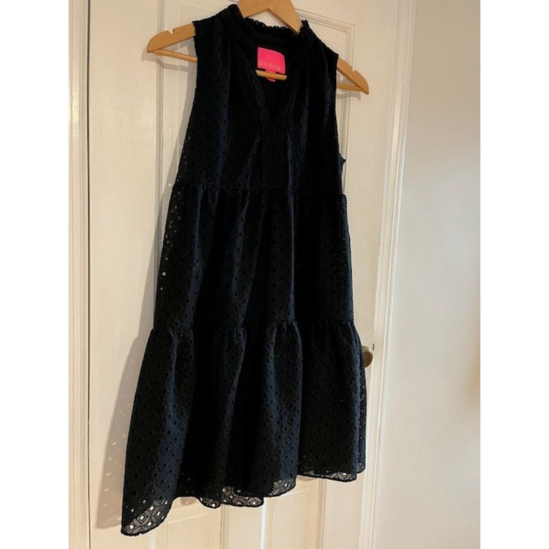 Lilly Pulitzer Lilly Pulitzer Novella Black Eyelet dress - X-Small Size M / US 6-8 / IT 42-44 - 5 Thumbnail