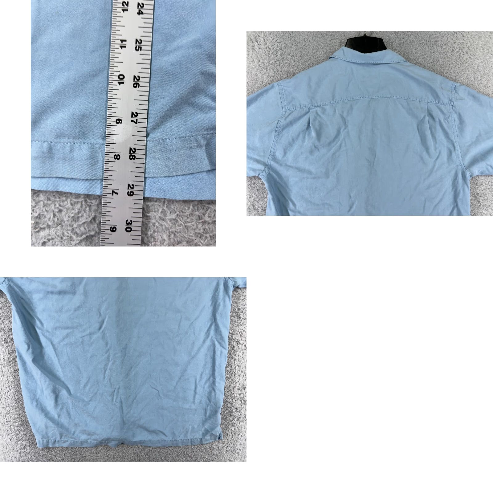 Tommy Bahama Tommy Bahama Shirt Men L Blue Button-Up Silk Hawaiian Vacation Resort Aloha Beach 40 in Chest Pockets Short Sleeve Button-Up, Casual, Travel Mens Size US L / EU 52-54 / 3 - 9 Thumbnail