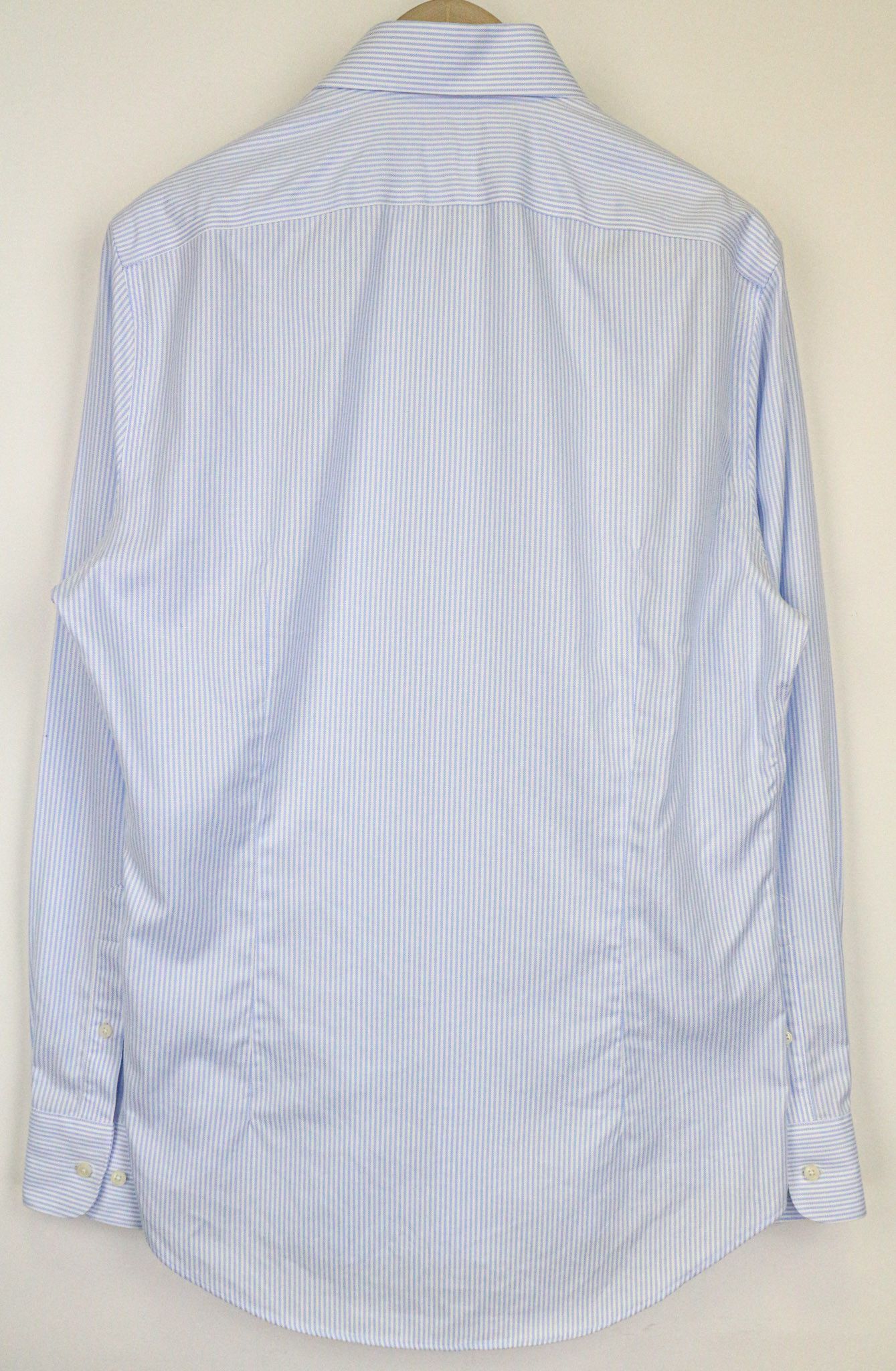 Suitsupply 41/16 Blue Cotton Extra Slim Try On Shirt 76427 Size 42R - 2 Thumbnail