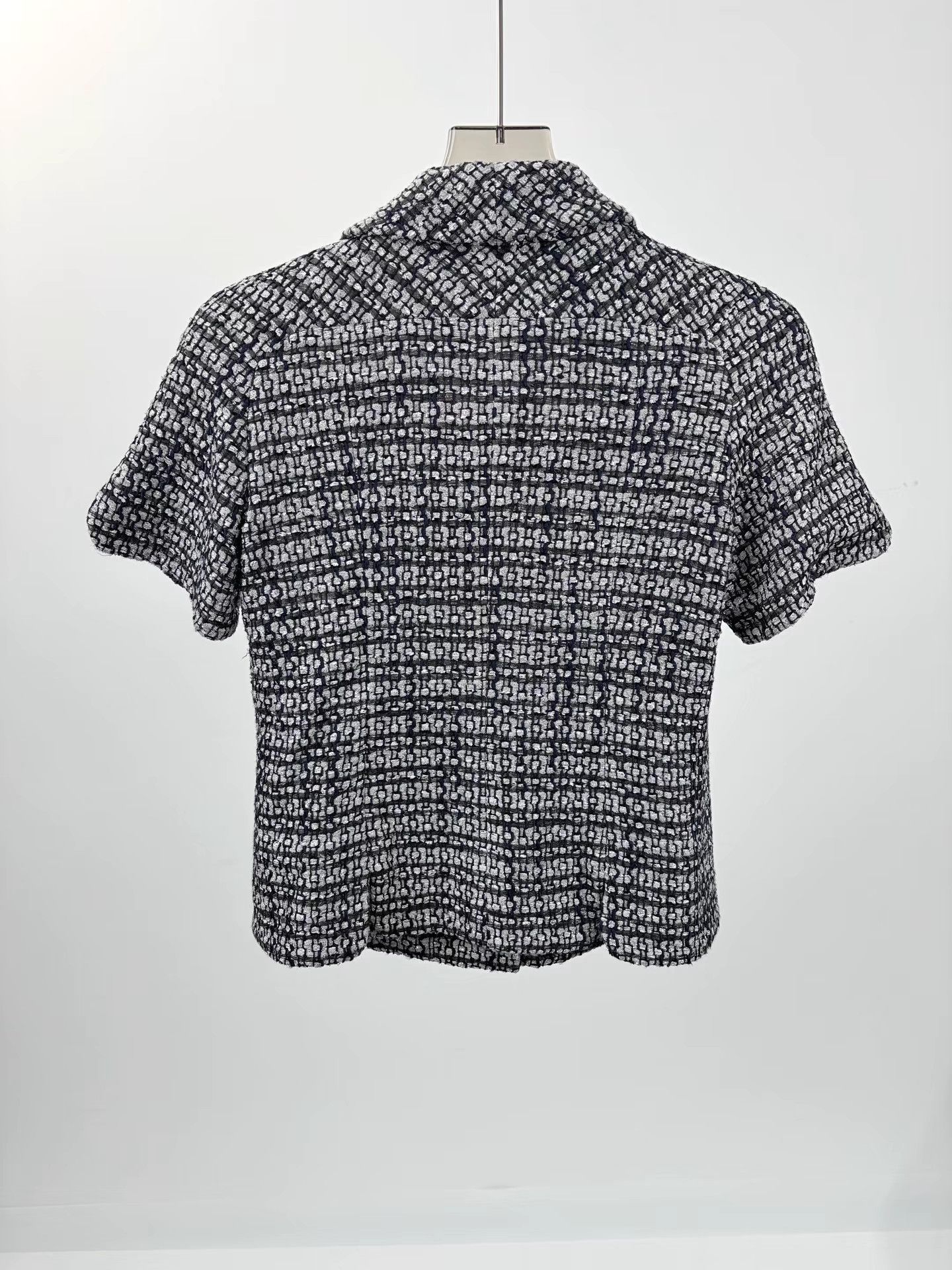 Chanel CHANEL Metallic Thread Tweed Short Sleeve Jacket K1 Size XS / US 0-2 / IT 36-38 - 2 Thumbnail