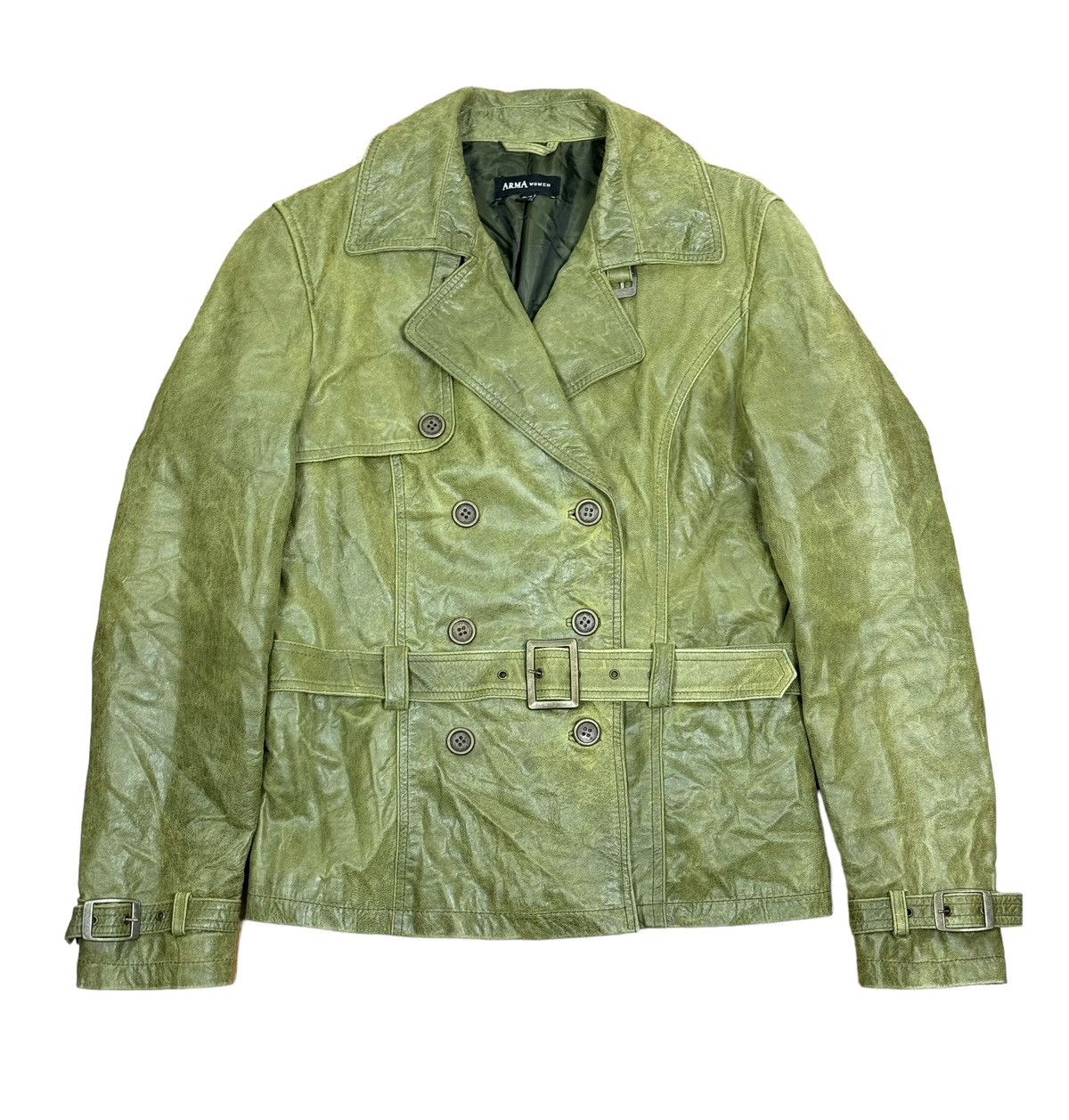 ARMA Arma Women Genuine Leather Trench Coat Belted size IT44 Size M / US 6-8 / IT 42-44 - 15 Thumbnail