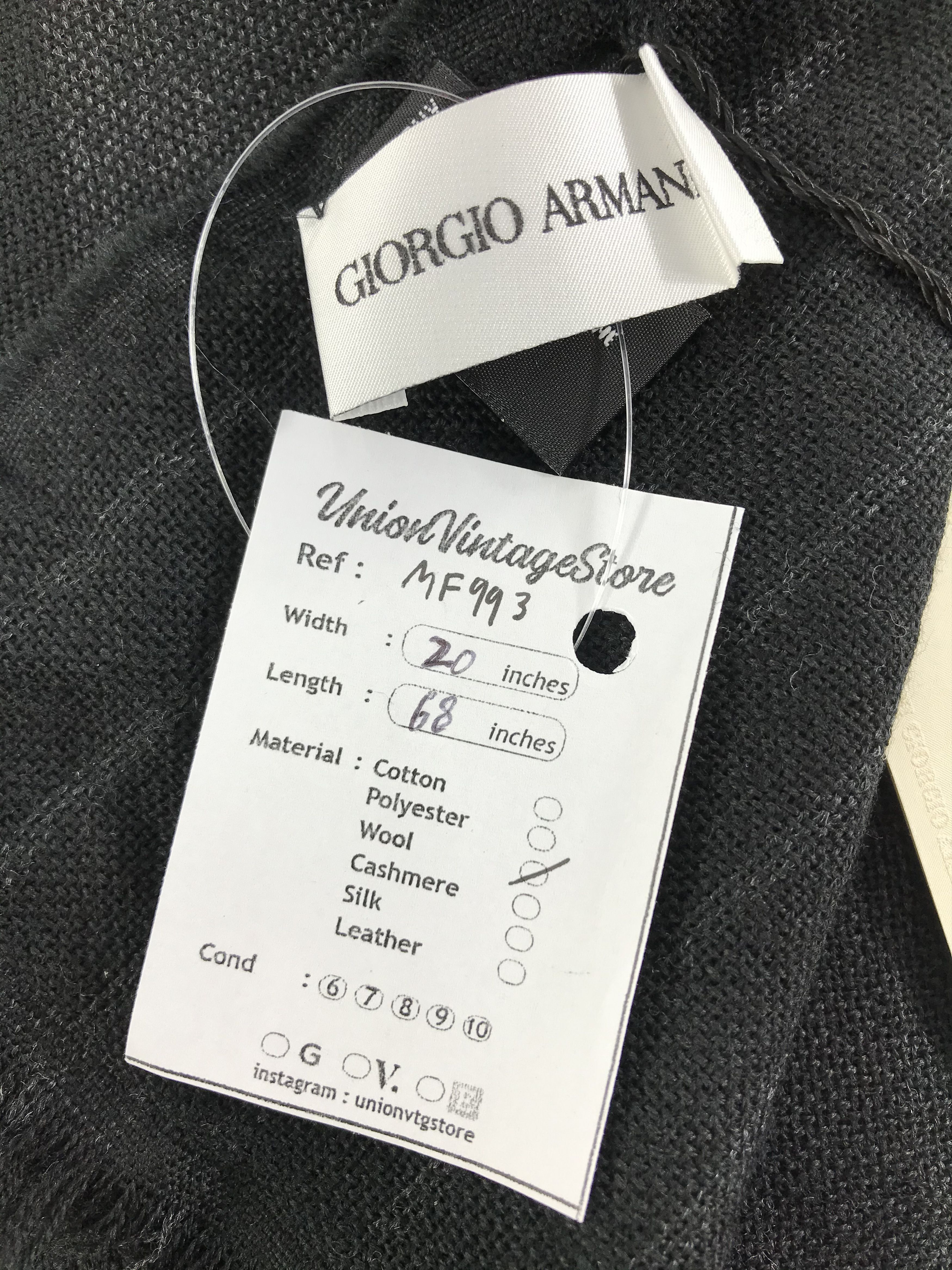 Giorgio Armani Vintage Giorgio Armani Scarf/Muffler/Neckwear MF993 Size ONE SIZE - 4 Thumbnail