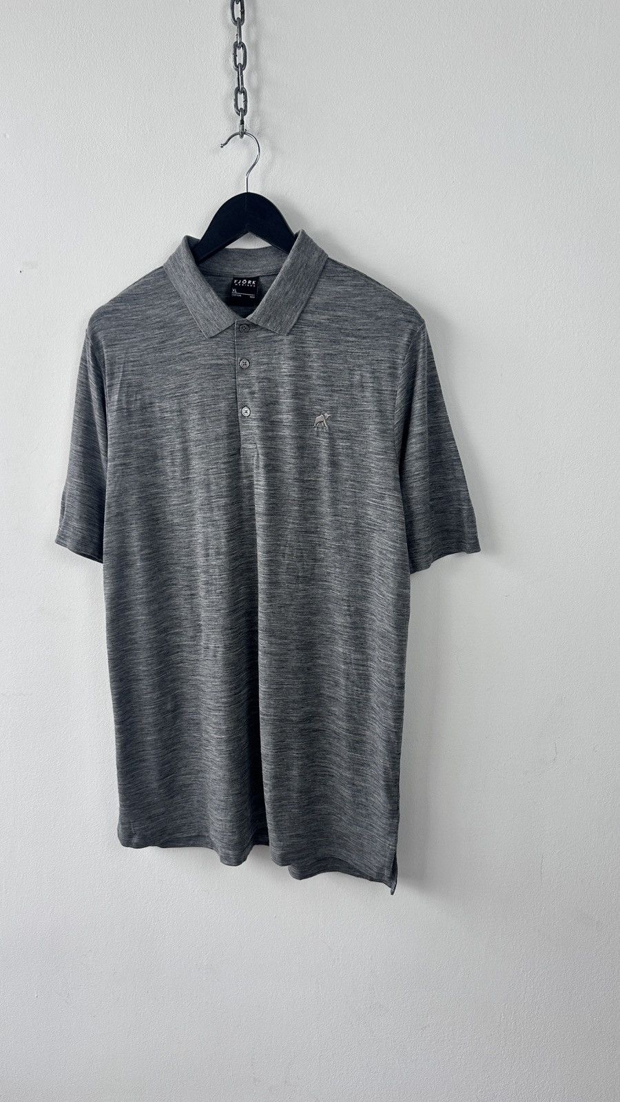 Other Fjörk Merino Wool Polo Shirt XL Heather Outdoor Golf Top Size US XL / EU 56 / 4 - 3 Thumbnail