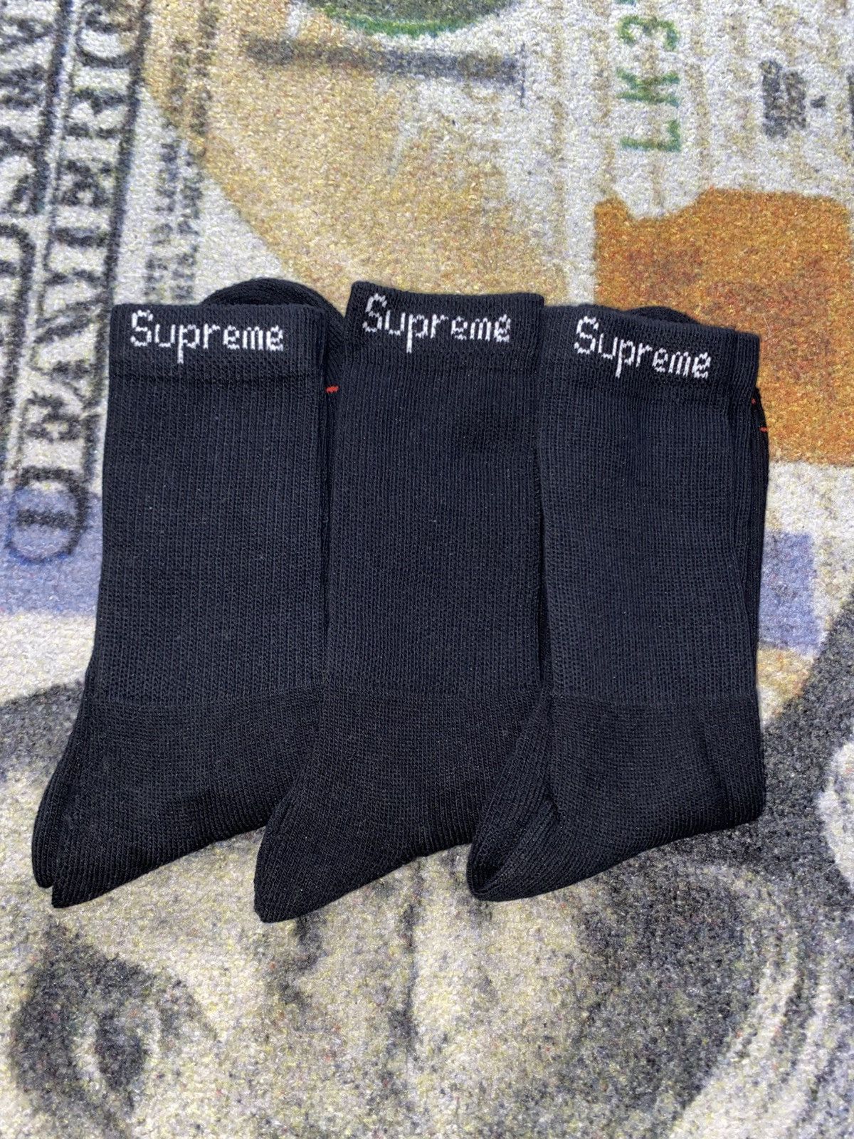 Maison Margiela × Supreme Supreme MM6 Black Socks | Grailed