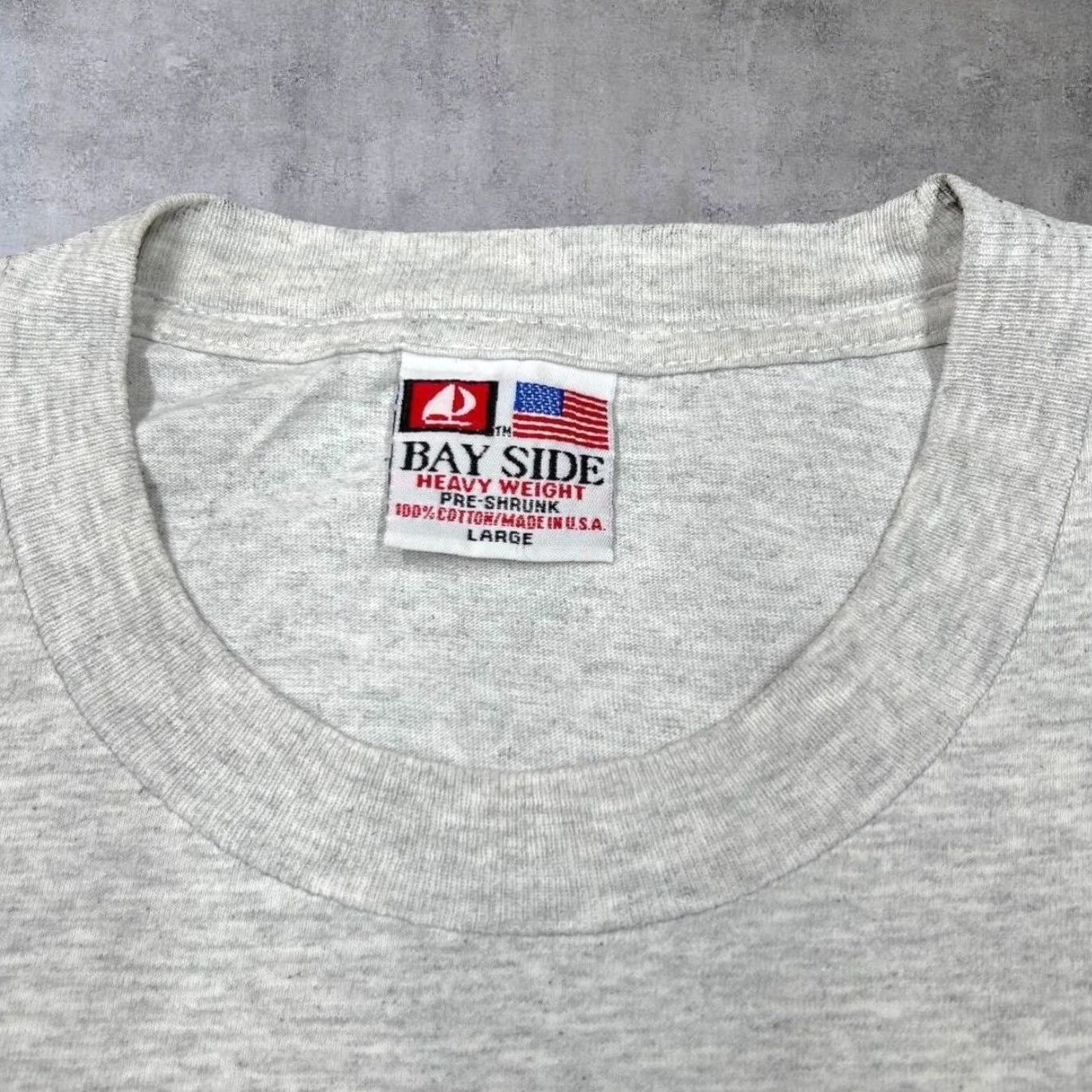Vintage Bayside 2006 Fill The Boot IAF Firefighters Souvenir Graphic T-Shirt Large Men Grey Safety Logo Print Front Back Size US L / EU 52-54 / 3 - 5 Thumbnail