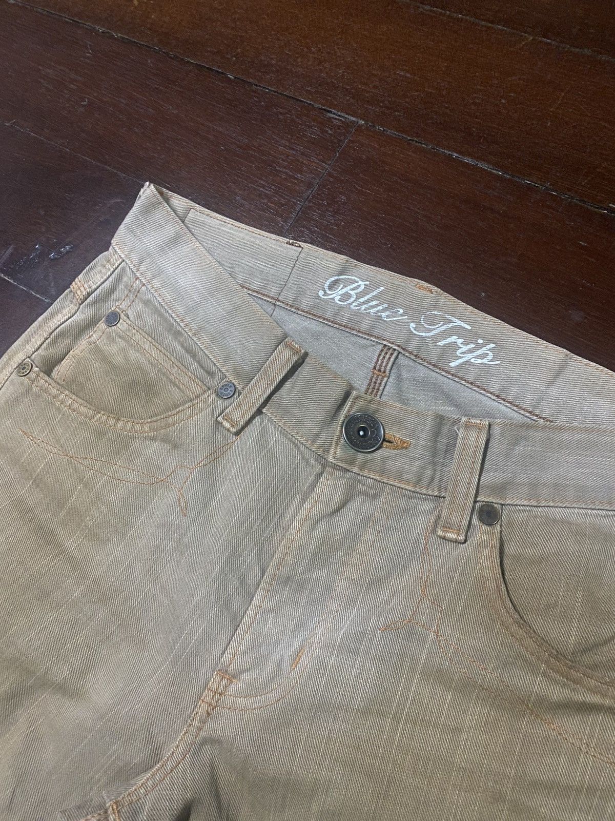 Edwin VINTAGE EDWIN BLUE TRIP 503 FLARE JEANS mud wash Size US 36 / EU 52 - 14 Thumbnail