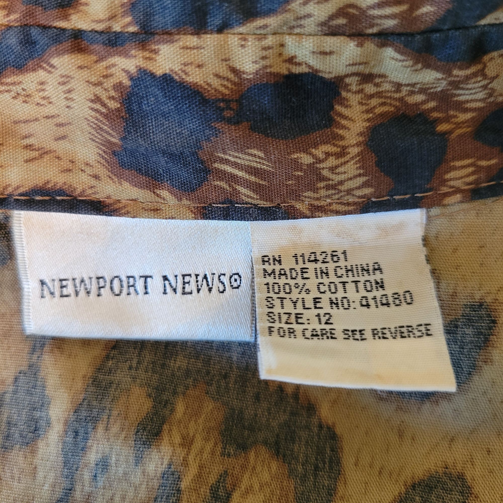 Vintage Vintage Newport News 12 Leopard Print Sleeveless Snap Down M Size XL / US 12-14 / IT 48-50 - 2 Thumbnail