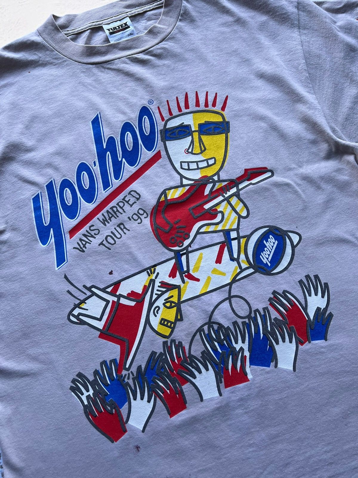 Band Tees × Vans OFFER!🫵🏻 VINTAGE 1999 VANS WARPED TOUR TEE YOO-HOO T SHIRT Size US L / EU 52-54 / 3 - 3 Thumbnail