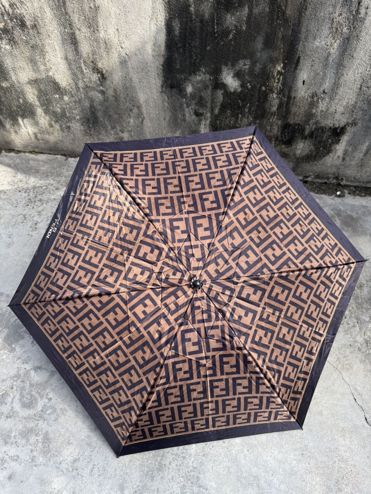 Fendi Vintage Fendi FF Zucca Monogram Folding Umbrella Size ONE SIZE - 1 Thumbnail