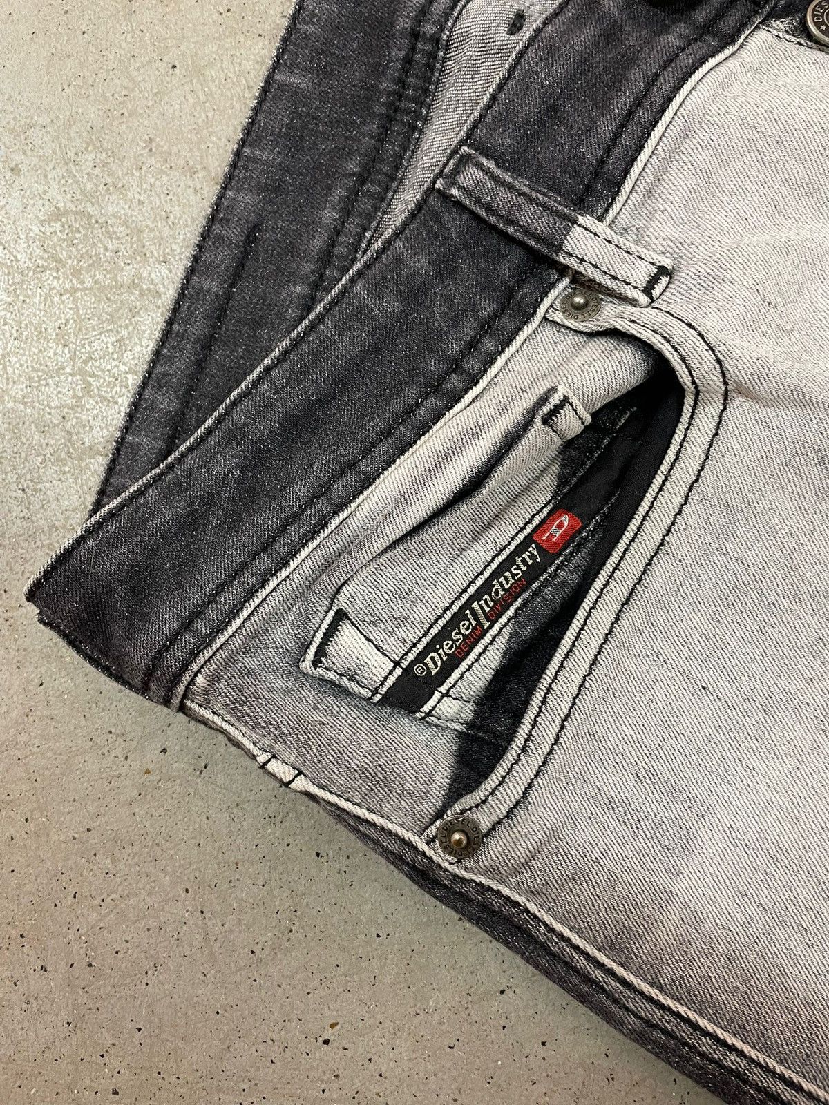 Diesel Diesel Jeans Black/White Denim Size US 32 / EU 48 - 9 Thumbnail