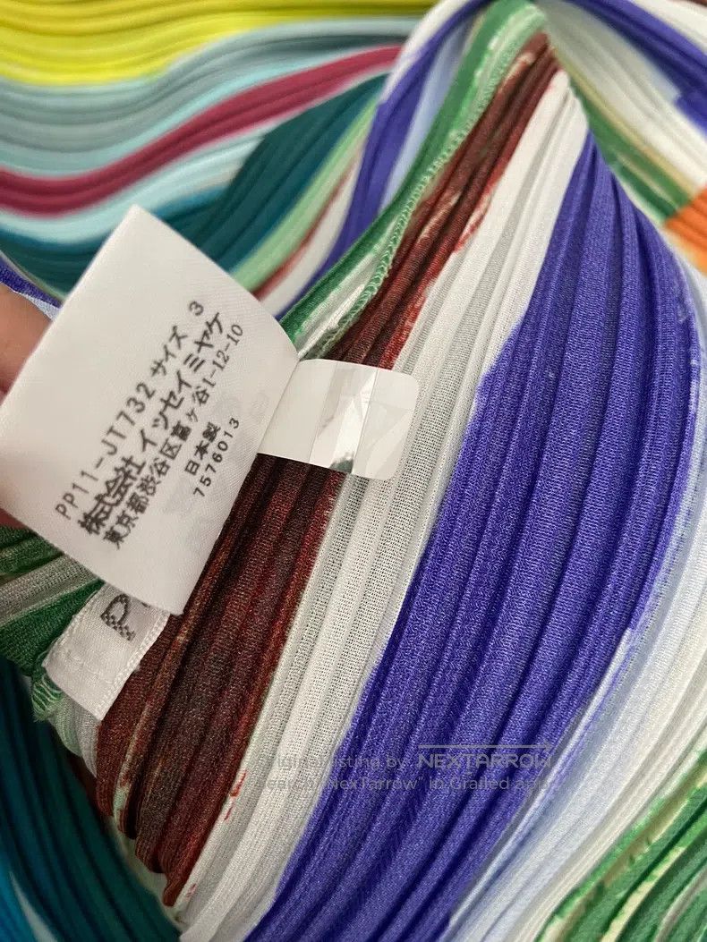 Issey Miyake Issey Miyake Vintage Vein Horizontal Stripe Top Size L / US 10 / IT 46 - 5 Thumbnail