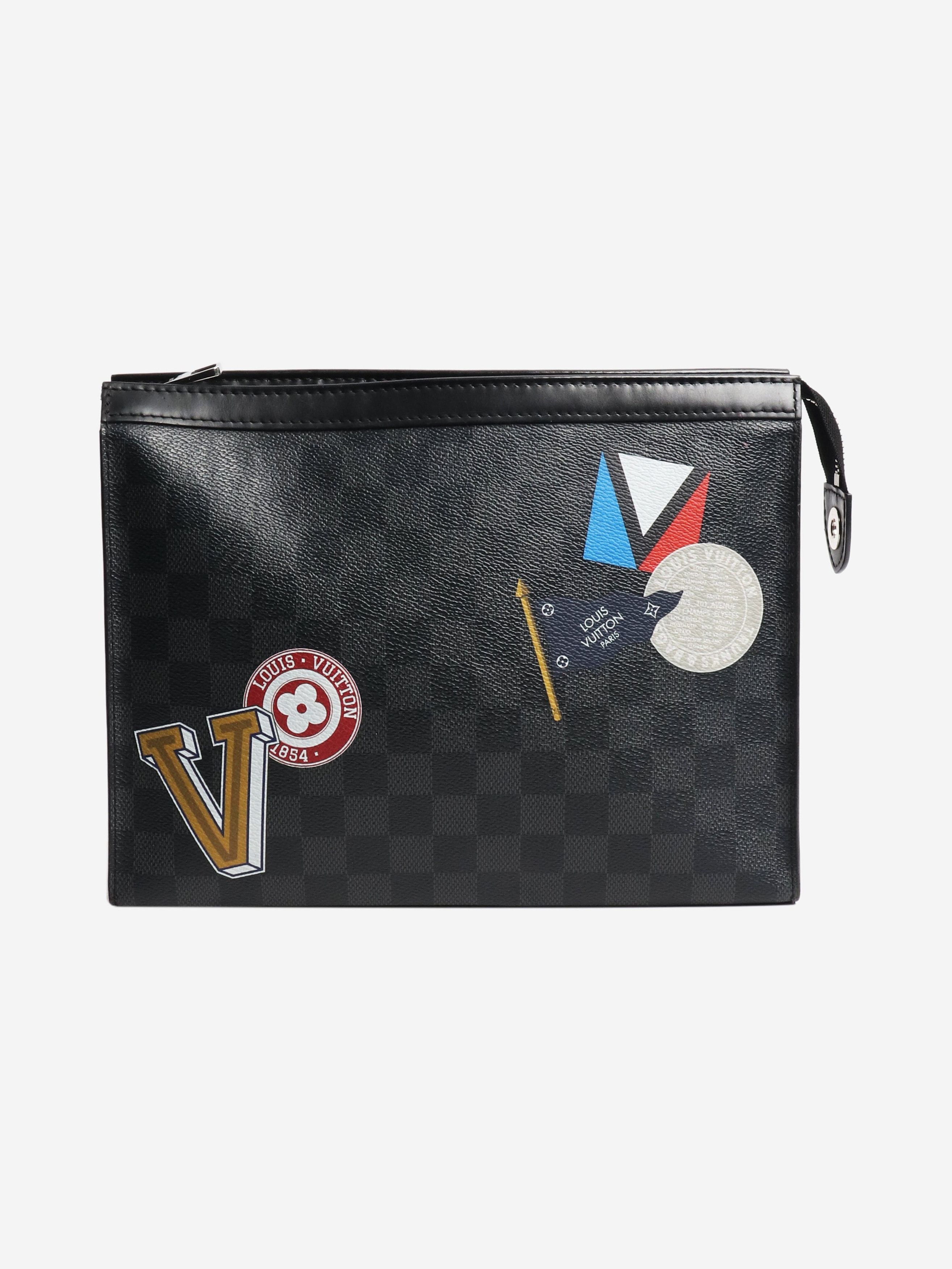 Louis Vuitton Black 2017 Damier Graphite motif pouch Size ONE SIZE - 1 Thumbnail