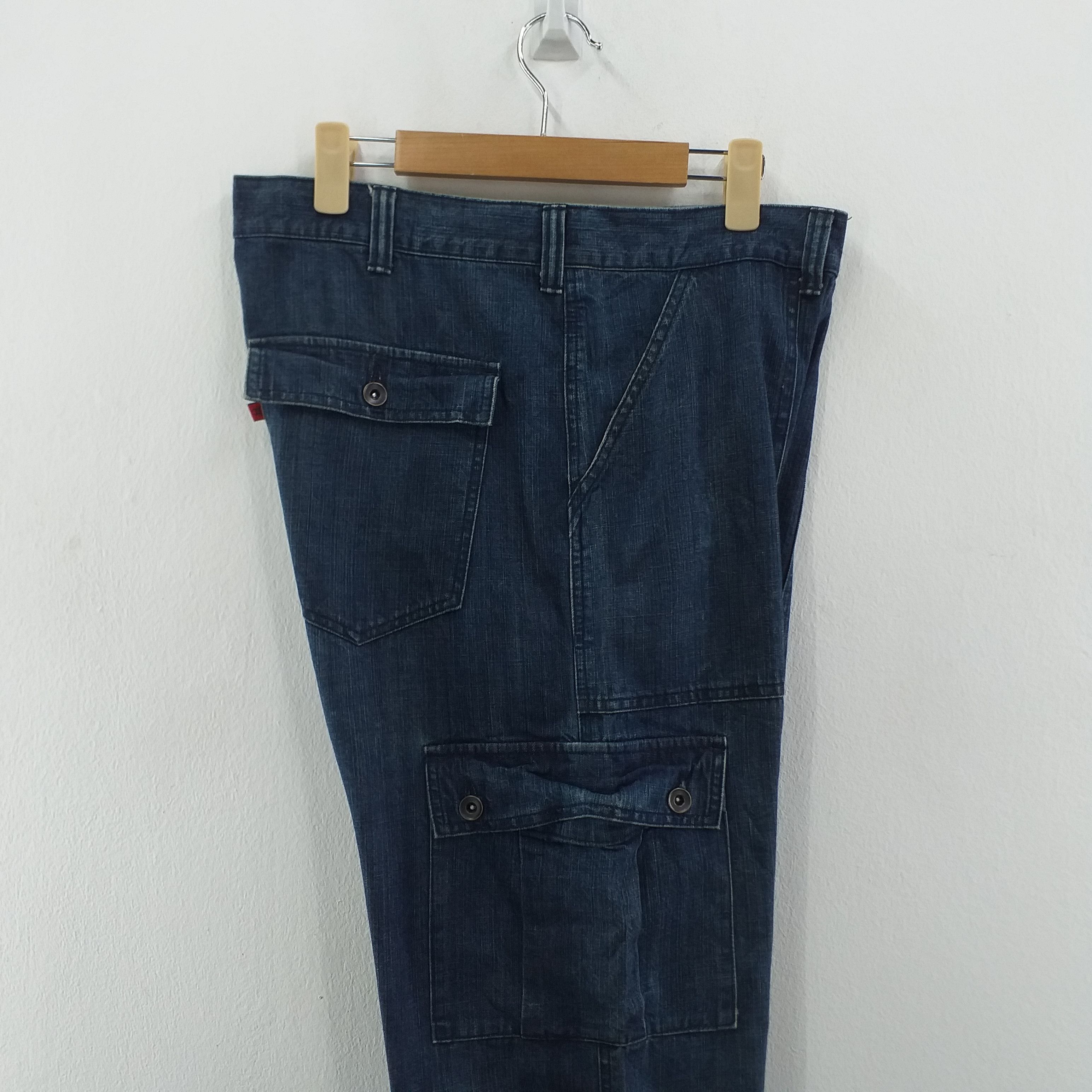 Japanese Brand Ssur Plus Japanese Brand Cargo Jeans -CP049 Size US 37 - 7 Thumbnail
