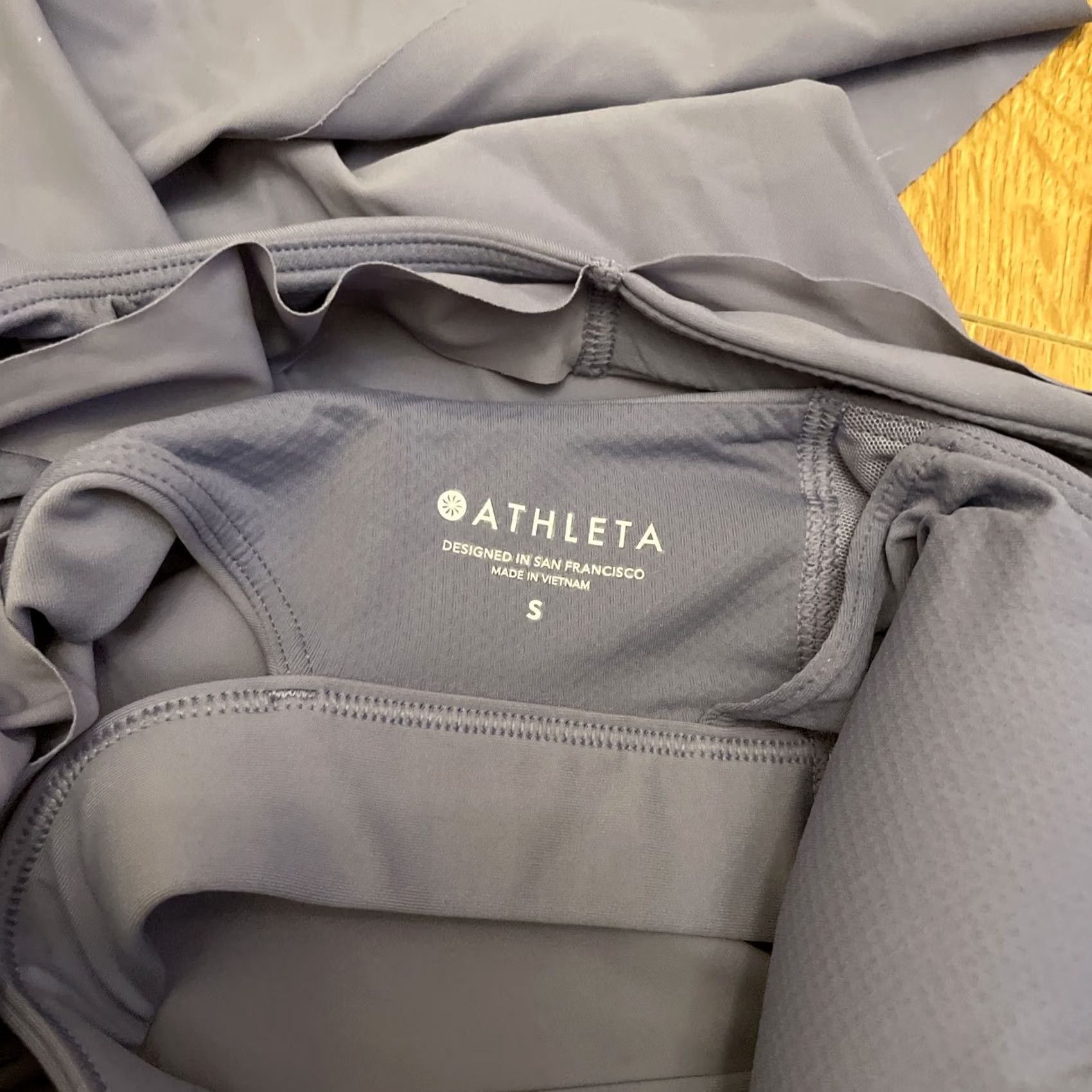 Athleta Athleta Tank Purple 2-in-1 Ultimate Support Built-In Bra Sleeveless Small Women Activewear Tank Size S / US 4 / IT 40 - 3 Thumbnail
