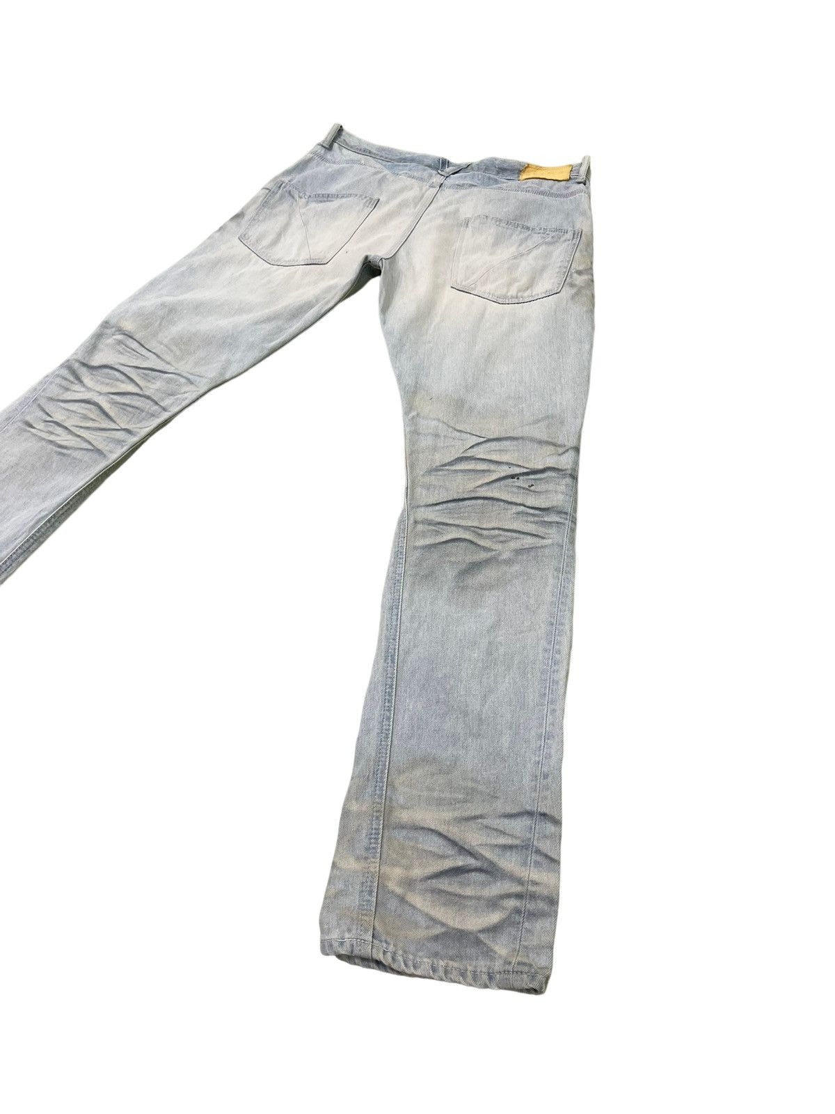 Japanese Brand Slim Jeans Vanquish Japan Distress Acid Wash 6🟦9 Size US 35 - 14 Thumbnail