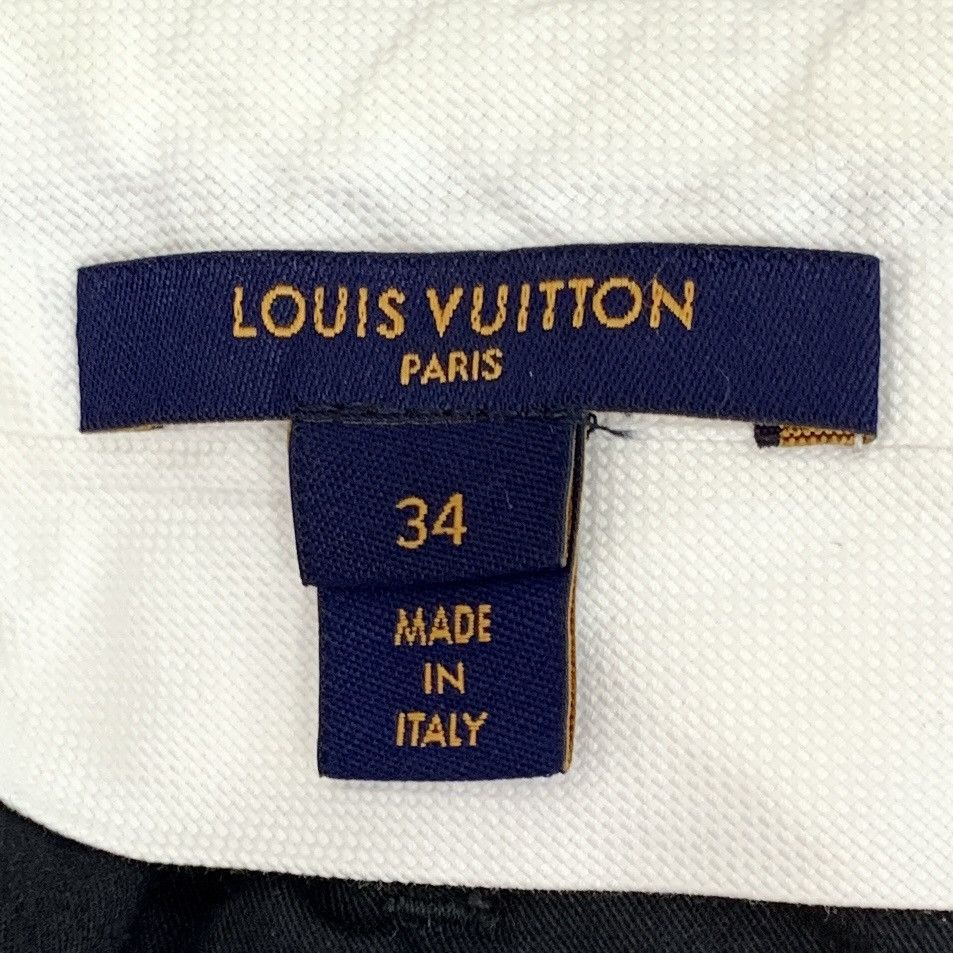 Louis Vuitton Louis Vuitton Black Linen Wool Blend Straight Shorts K26WX Size 24" / US 00 / IT 34 - 6 Thumbnail
