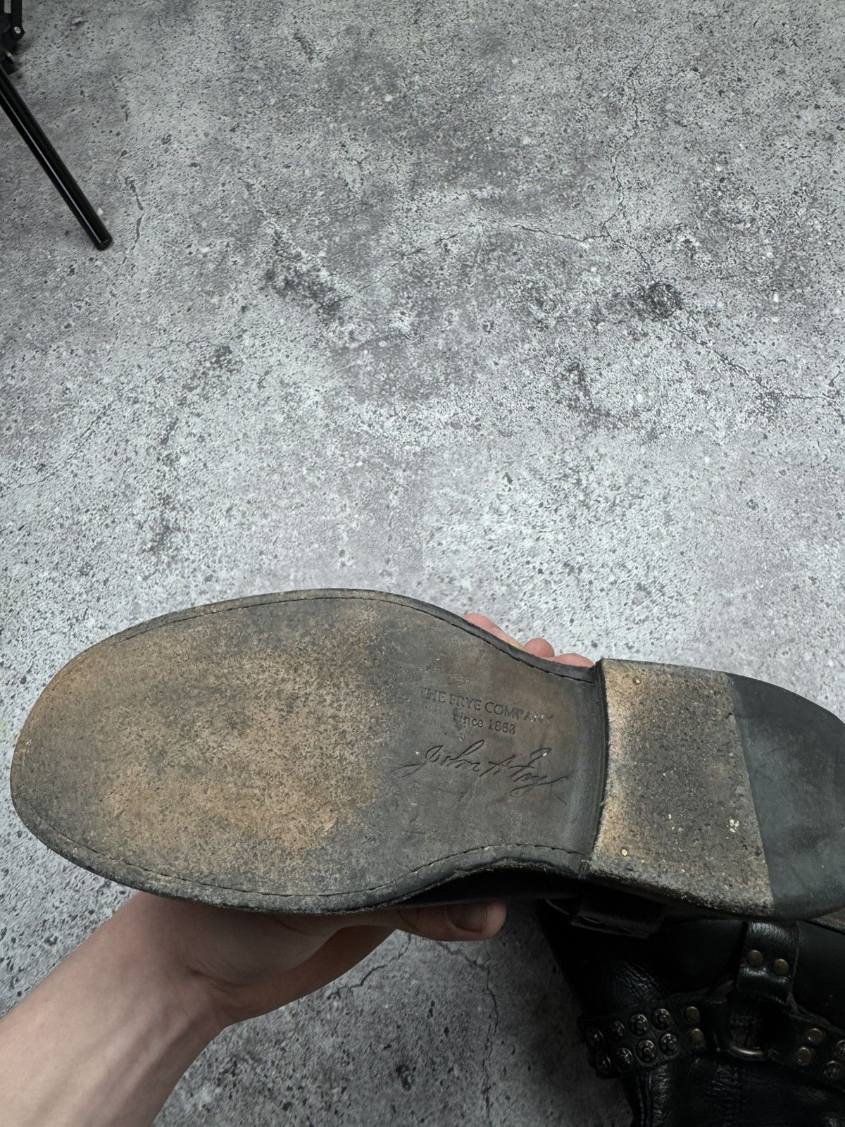 A.S.98 A.S 98 FRYE Vintage Leather Cowboy Boots Western shoes GUIDI Size US 7.5 / IT 37.5 - 11 Thumbnail