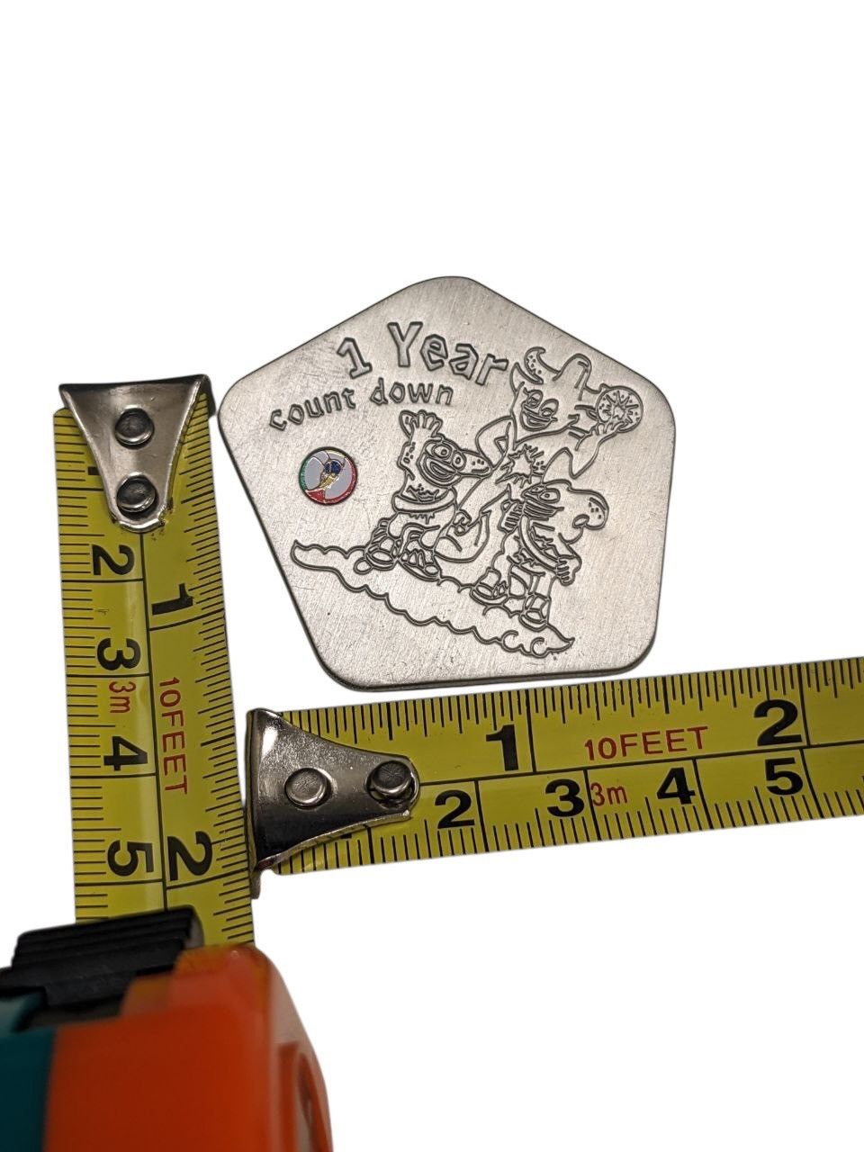 Japanese Brand FIFA WORLD CUP 2002 1 YEAR COUNTDOWN ASAHI PIN BADGE Size ONE SIZE - 3 Thumbnail