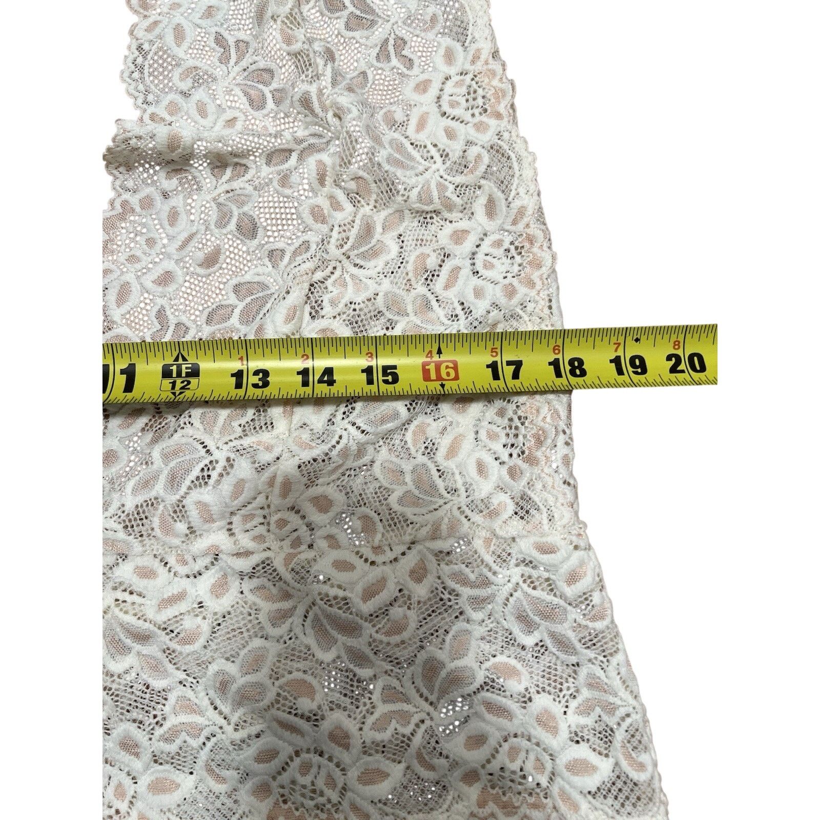 & Other Stories Frederick's of Hollywood SZ 1X Jessica Lace Whit Top A003123 Size ONE SIZE - 6 Thumbnail