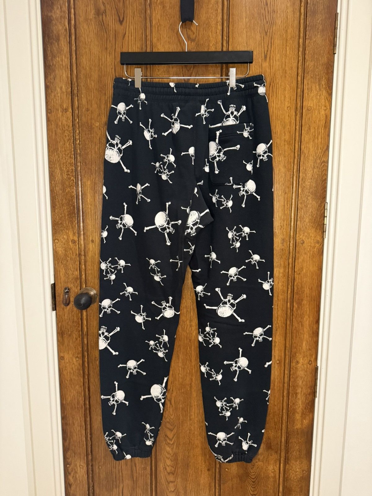 Saint Michael Saint Mxxxxxx skull black logo joggers sweatpants Michael L Size US 34 / EU 50 - 18 Thumbnail