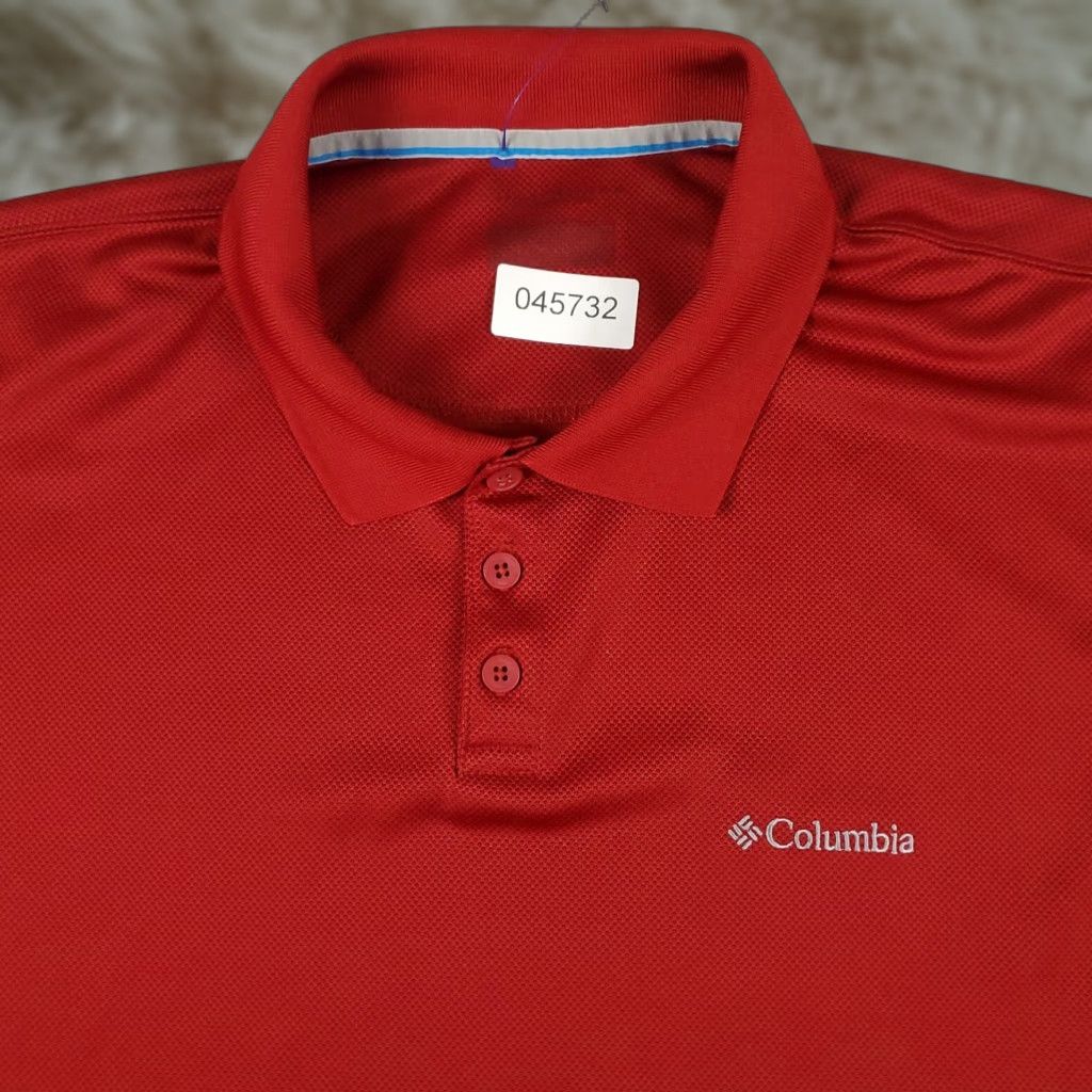 Vintage Columbia Polo Shirt Mens Size XL Red Casual Short Sleeve Adult Polo Shirt Red Columbia XL Mens Size US XL / EU 56 / 4 - 1 Thumbnail