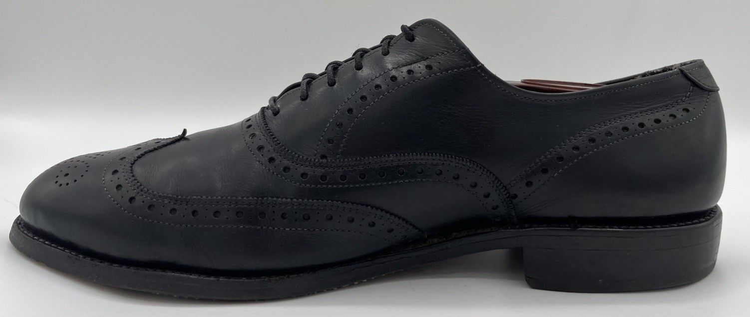 Allen Edmonds Allen Edmonds CHESTER Men Size 9.5D Black Leather Oxfords Size US 9.5 / EU 42-43 - 5 Thumbnail
