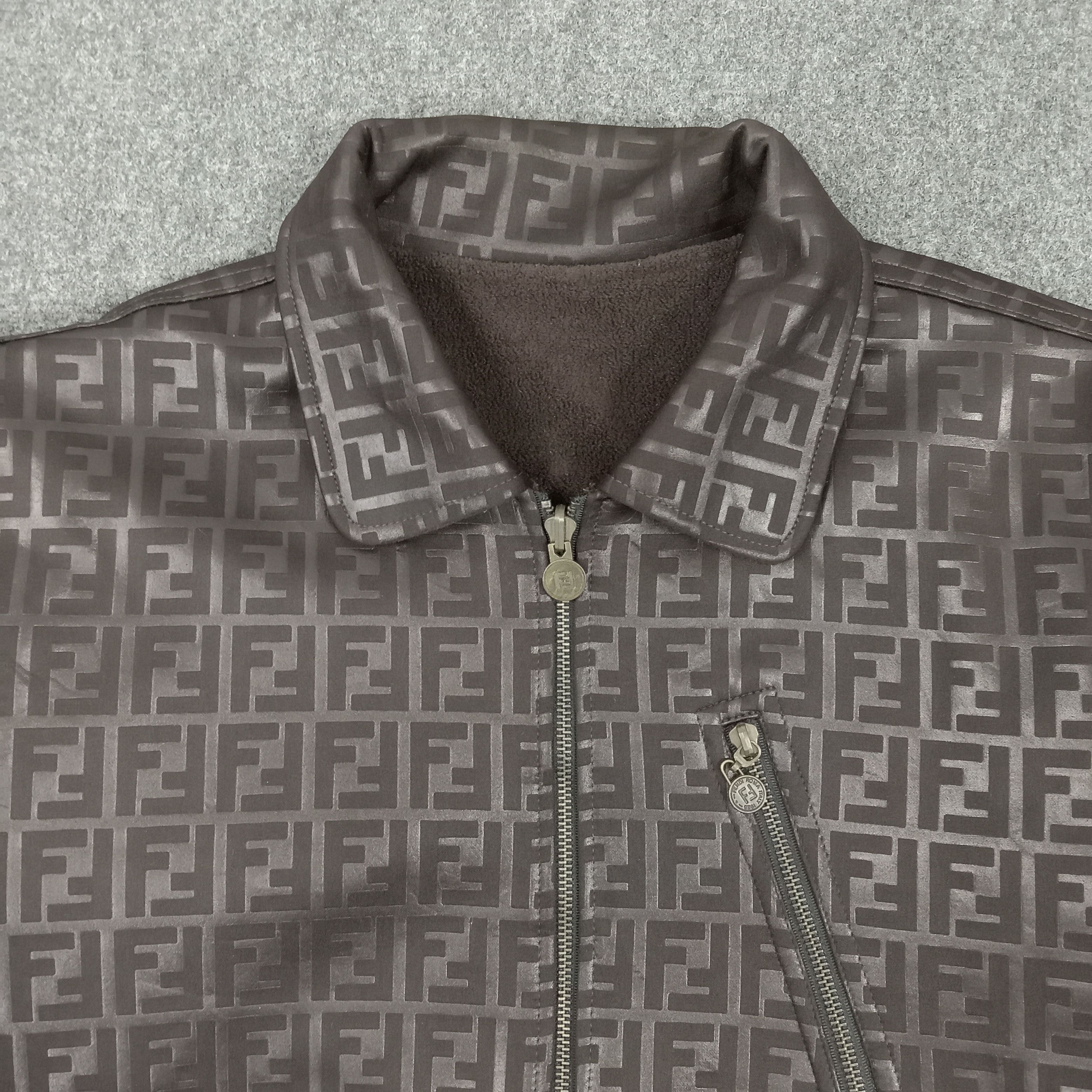 Fendi × Vintage Fendi Italian Brand Reversible Jacket Size US L / EU 52-54 / 3 - 7 Thumbnail