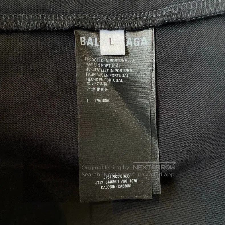 Balenciaga Balenciaga Black Short Sleeve Top. Size US L / EU 52-54 / 3 - 4 Thumbnail