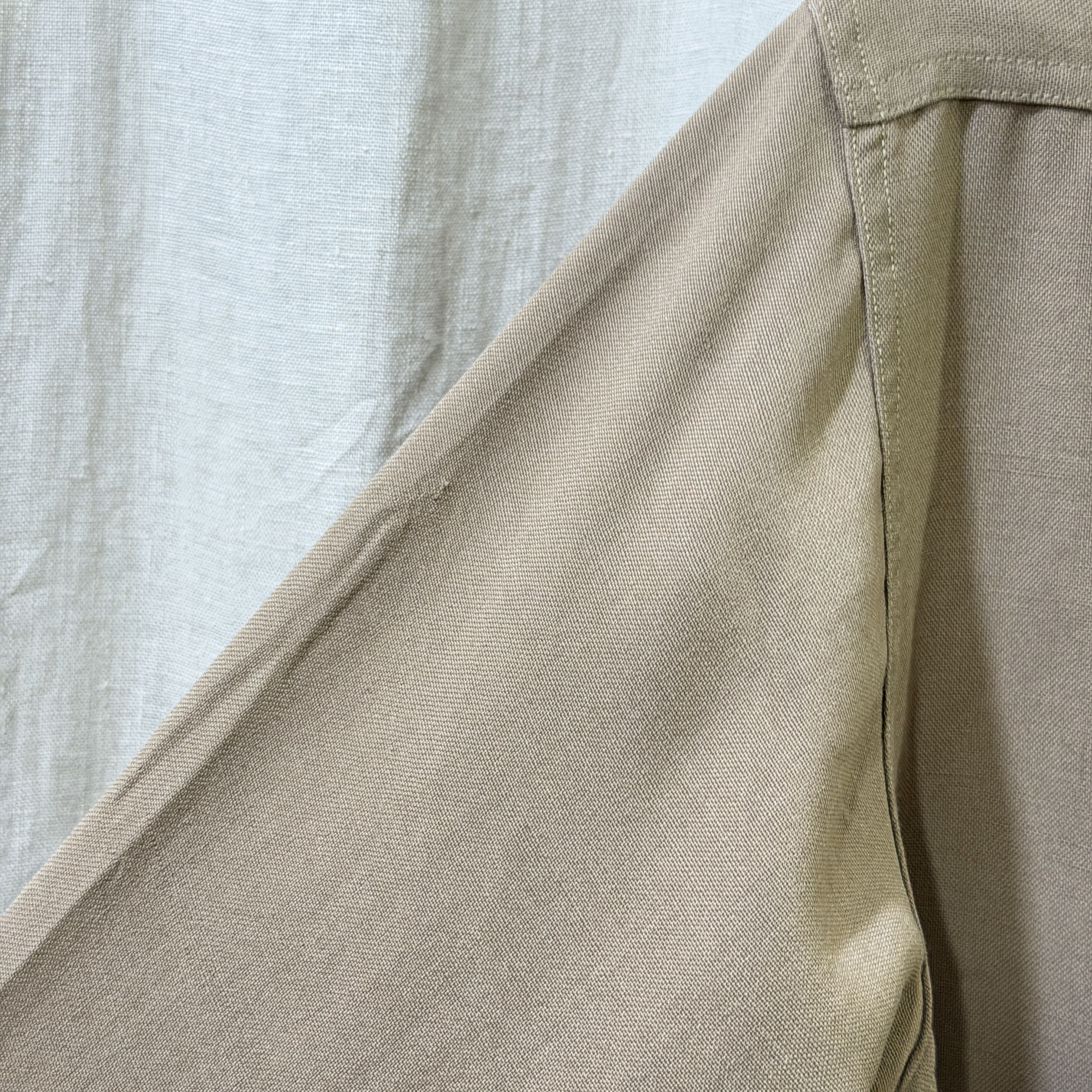 Vintage 1950s Tan Military Mohair Blend Field Shirt Size US M / EU 48-50 / 2 - 12 Thumbnail