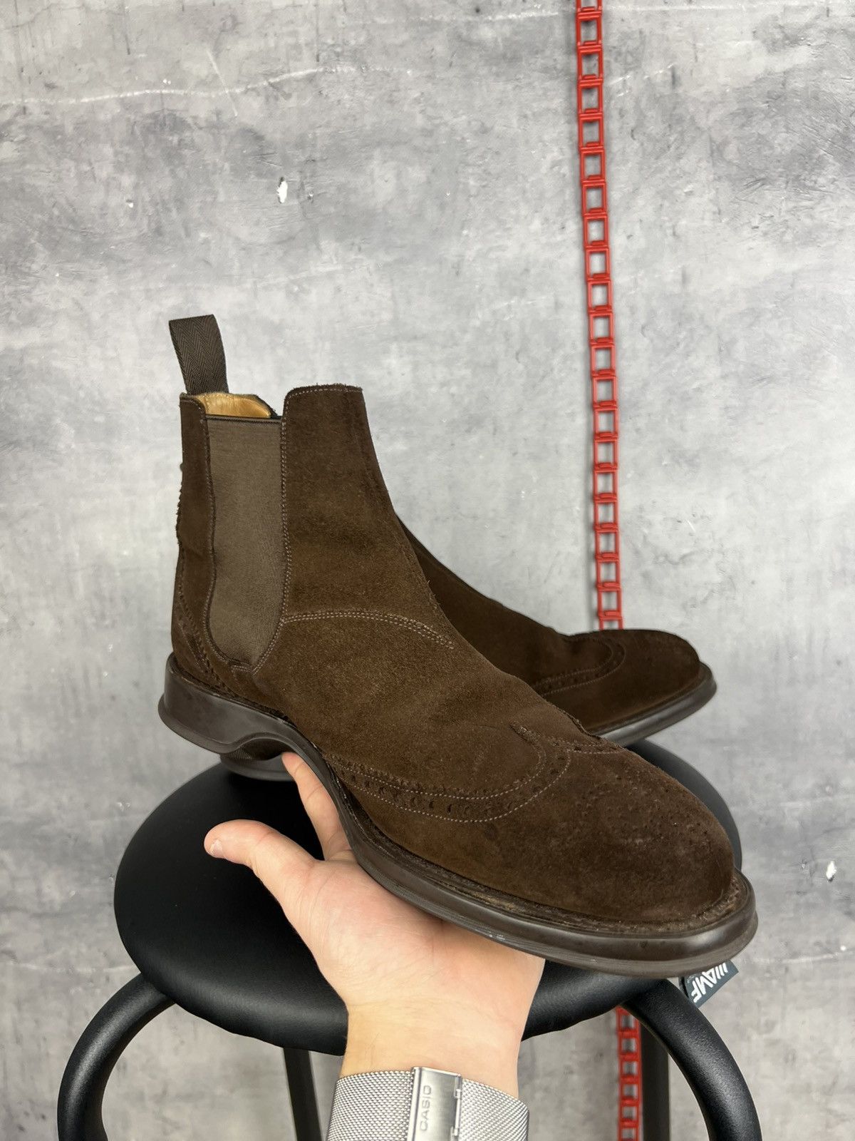 Church's Church's Brown Suede Chelsea Boots Shoes UK 9 F US 10 EU 43 Size US 10 / EU 43 - 20 Thumbnail