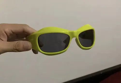 Jewelry Dystopian Alien Sunglasses Retro Cyber Lime Archive Cosplay Size ONE SIZE - 1 Thumbnail