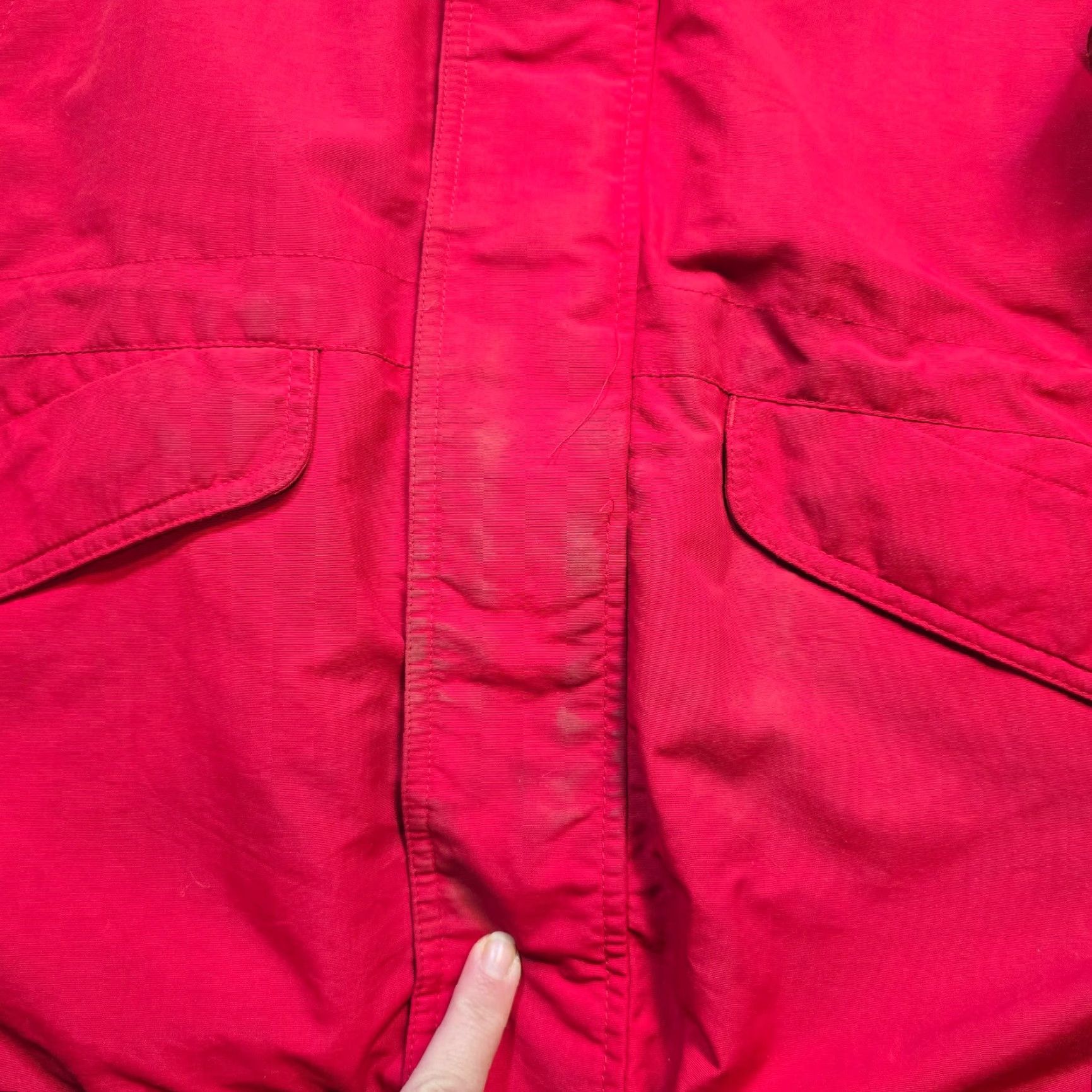 Vintage VINTAGE L.L. Bean Jacket Mens Large Red Hooded Full Zip Parka Outdoors Casual Mens Size US L / EU 52-54 / 3 - 6 Thumbnail